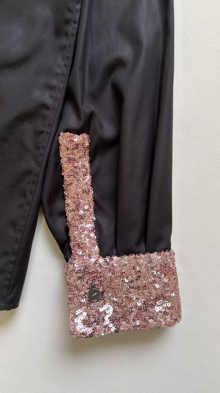 Dior A/W 22 Black Shirt With Pink Sequins Size US M / EU 48-50 / 2 - 17 Thumbnail