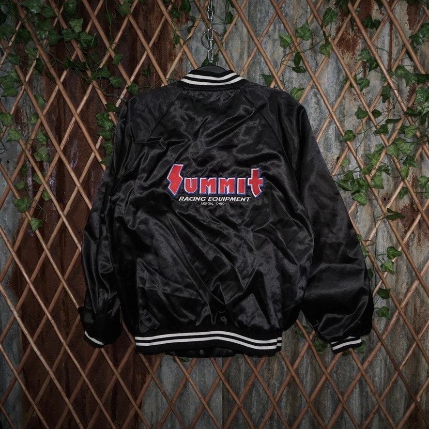Summit Clothing Large - Vintage / Y2K Summit racing equipment bomber jacket Size US L / EU 52-54 / 3 - 1 Thumbnail