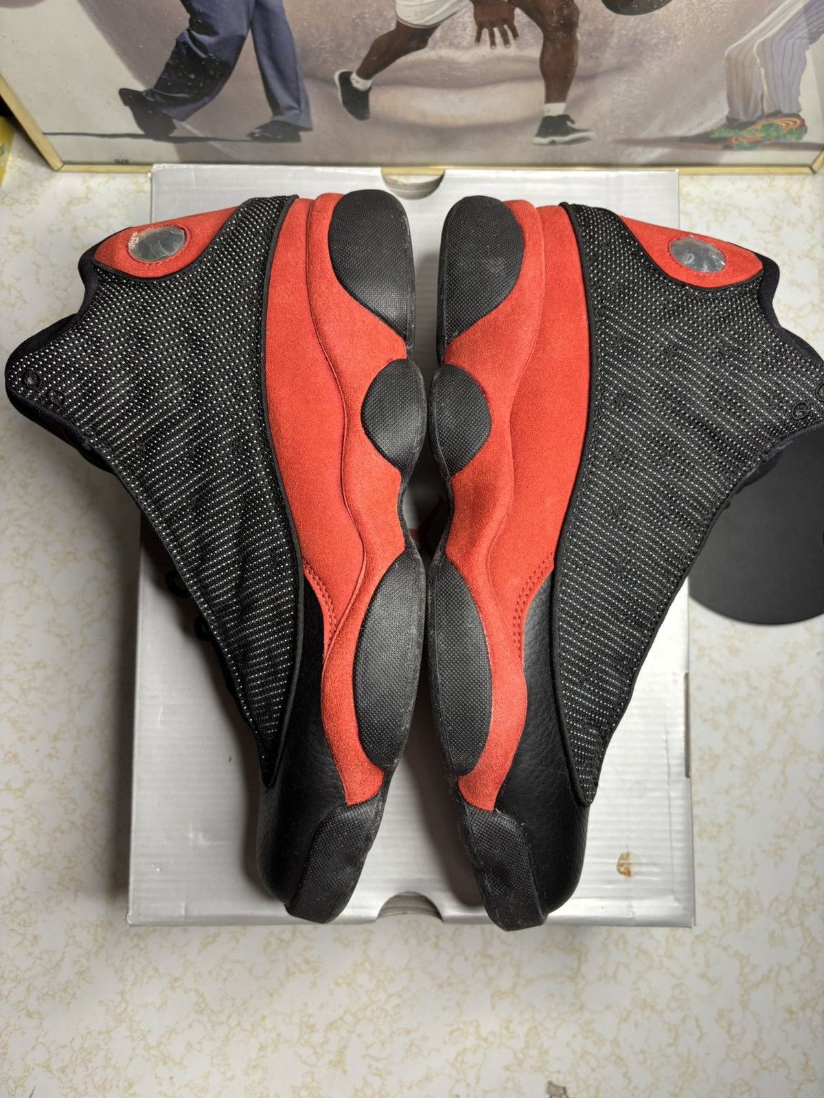 Jordan Brand Air Jordan 13 Retro 2017 Bred 2017 Size US 12 / EU 45 - 4 Thumbnail