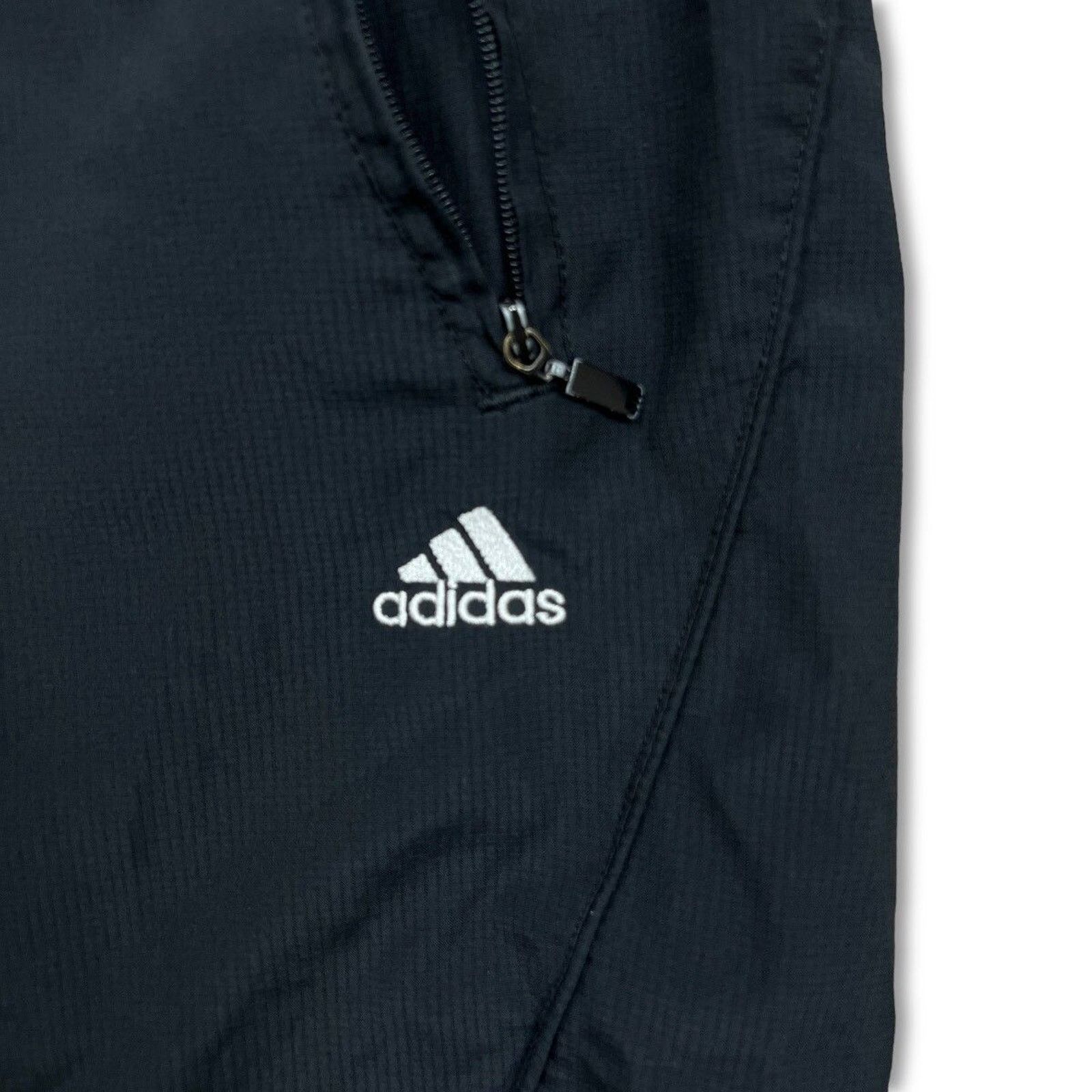 Nike × Vintage Adidas Shorts Medium Stripes Logo Spell Out Lined Gym Pants Size US 34 / EU 50 - 2 Thumbnail