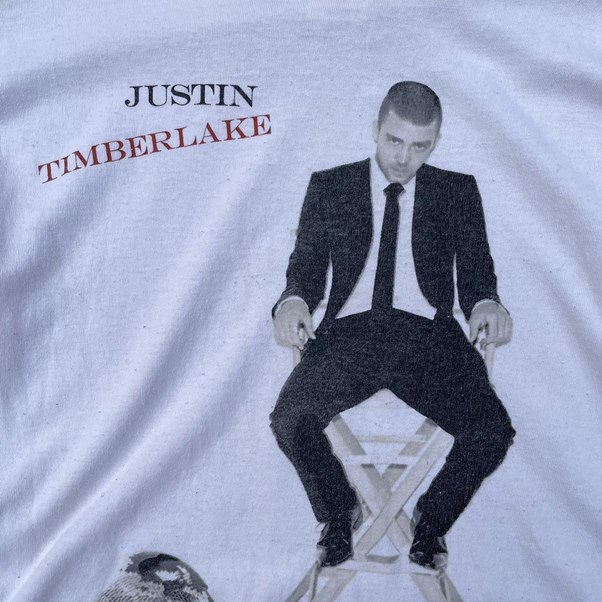 Band Tees × Le Grande Bleu (L.G.B.) Vintage Justin Timberlake T-shirts Logo 2007 Y2K Overprint Size US S / EU 44-46 / 1 - 7 Thumbnail