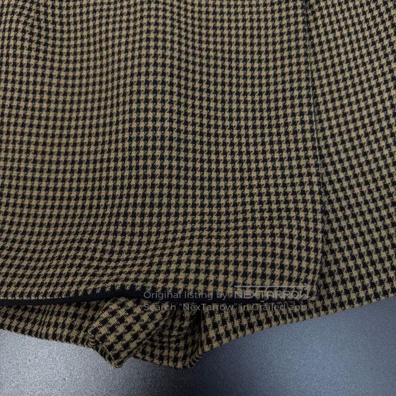 Dior Dior Coffee-coloured small square wool tweed shorts Size 24" / US 00 / IT 34 - 7 Thumbnail