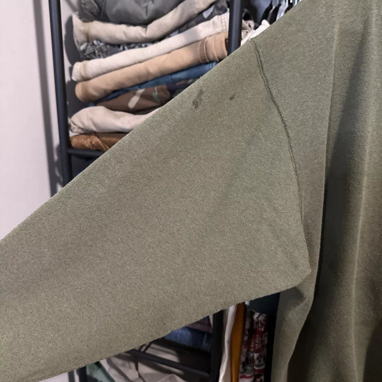Vintage Vintage USMC Sweatshirt Green Marines Crew Neck Military USA Size US L / EU 52-54 / 3 - 4 Thumbnail