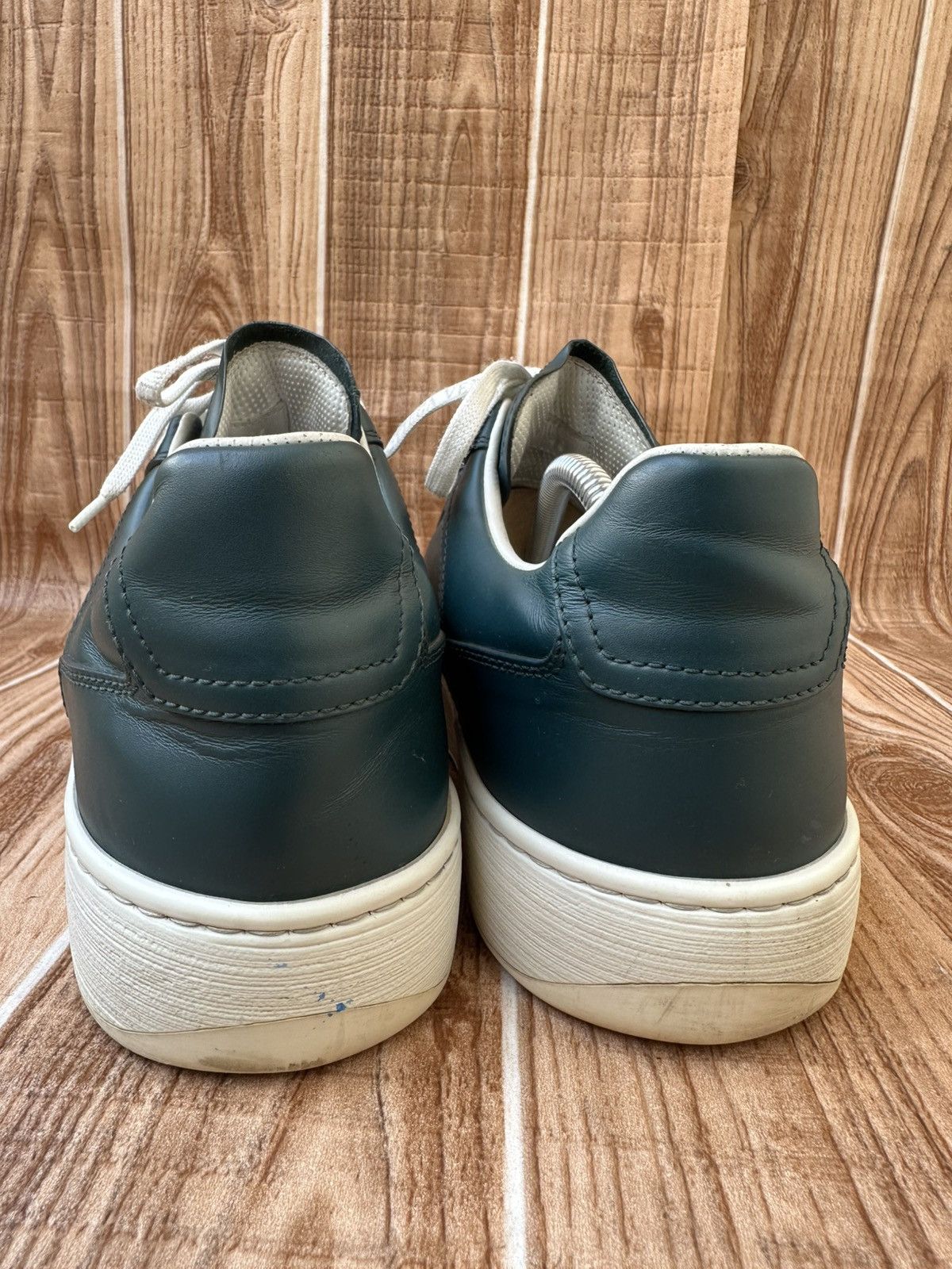 Bottega Veneta Bottega Veneta Jade Green Bolt Low Top Sneaks Size US 11 / EU 44 - 14 Thumbnail