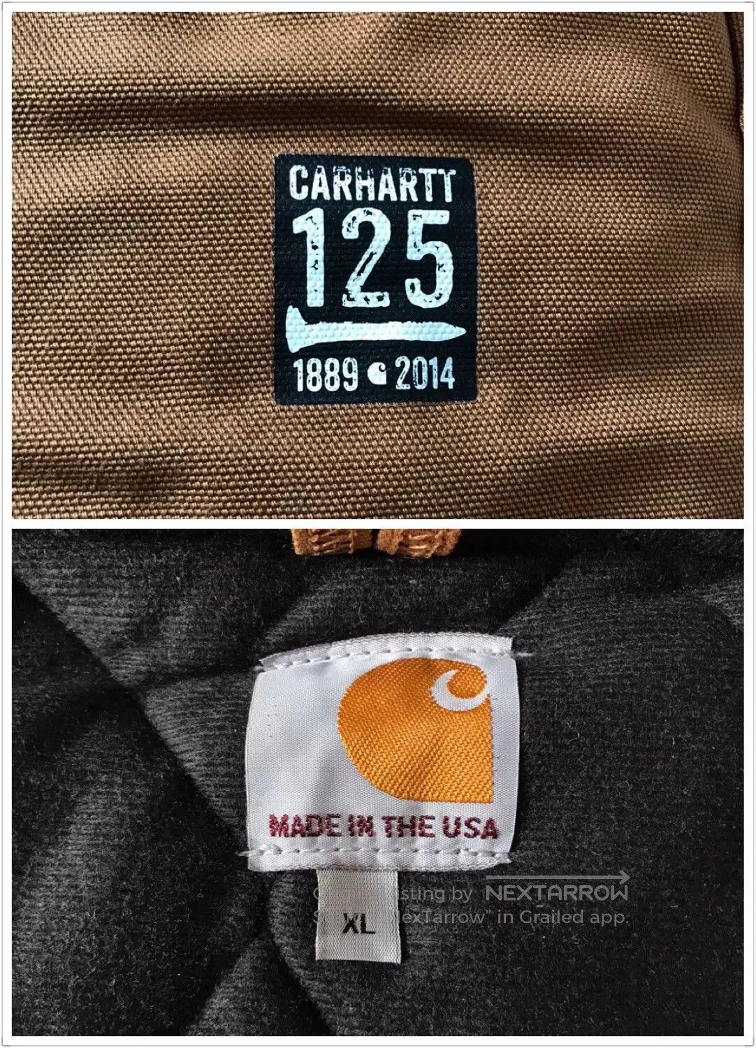 Carhartt 125th Anniversary Carhartt J140 Jacket. Size US XL / EU 56 / 4 - 7 Thumbnail