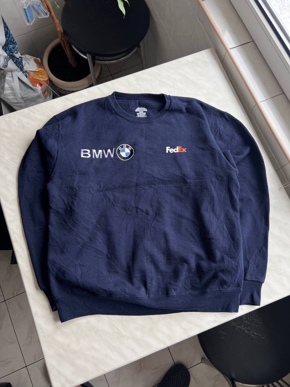BMW BMW Auto Vintage Sweatshirt Crewneck Racing FedEx Sponsor Size US M / EU 48-50 / 2 - 2 Thumbnail