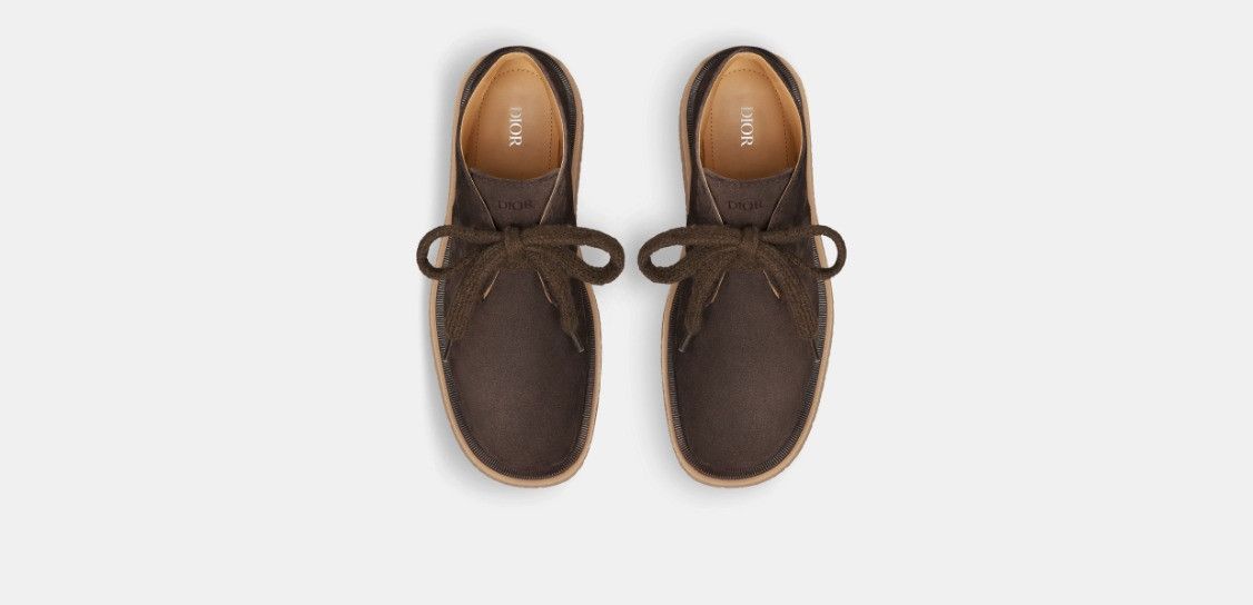 Dior o1w1db11125 3BO361 Sahara Chukka Boots in Deep Brown Size US 11 / EU 44 - 3 Thumbnail