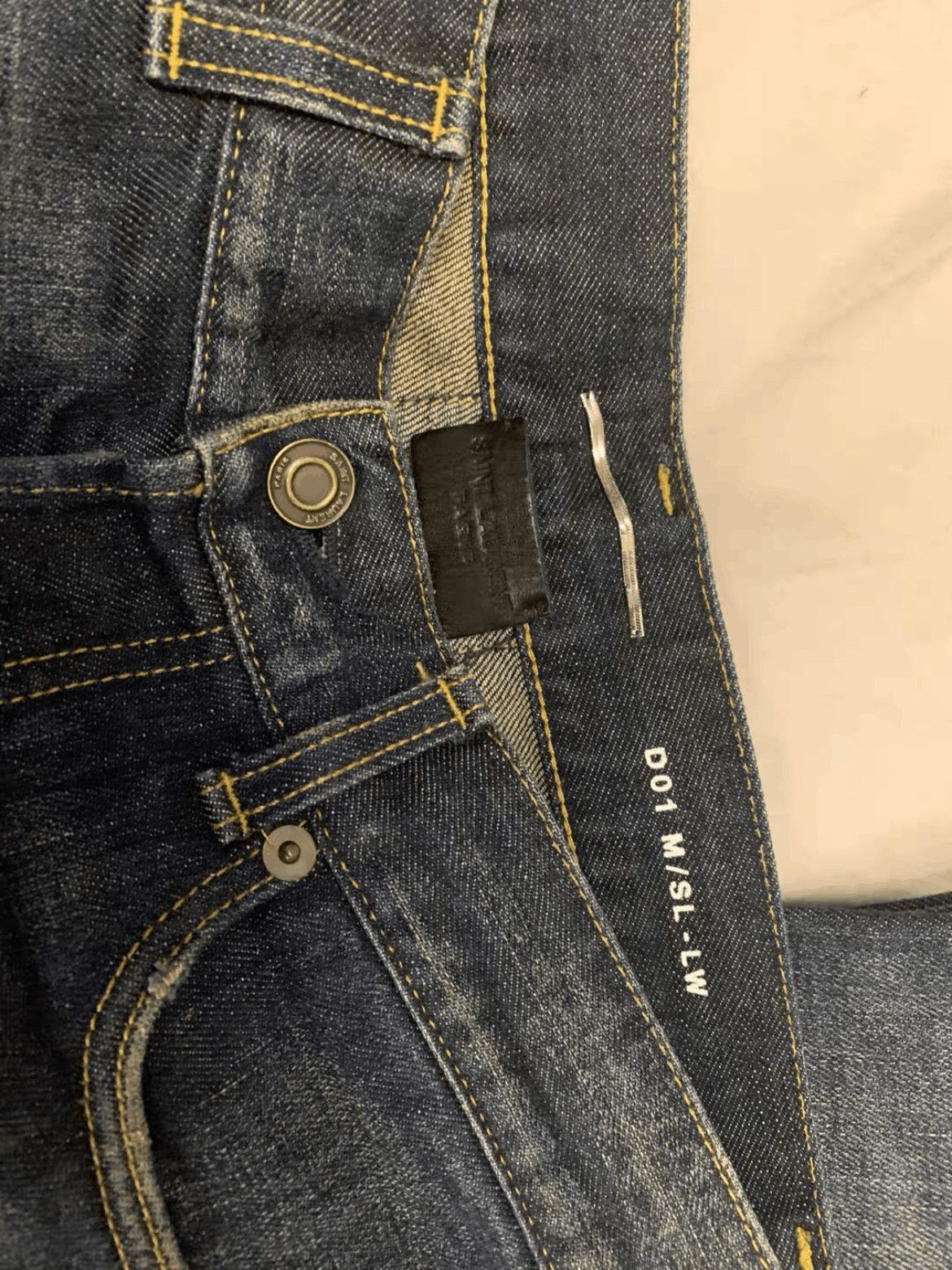 Saint Laurent Paris 14SS Dark Washed Denim