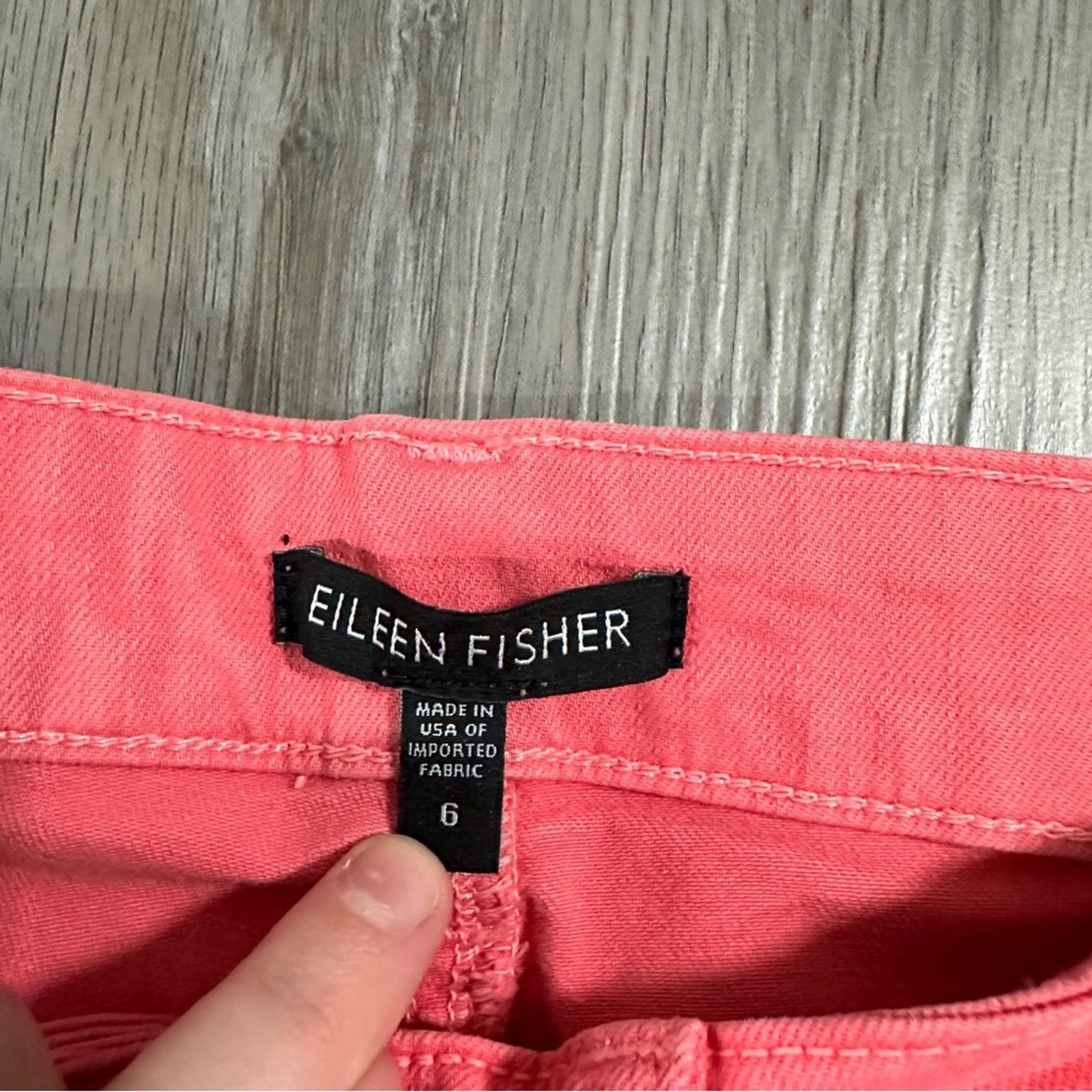 Eileen Fisher Eileen Fisher Barbiecore Pink Mid Rise Skinny Cropped Jeans Size 28" / US 6 / IT 42 - 6 Thumbnail