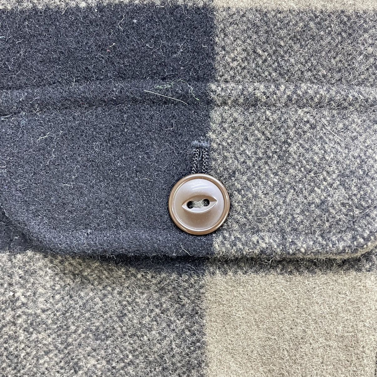 Camel × Flannel Vintage Camel Club Button Eye Black Checked Jacket Size US M / EU 48-50 / 2 - 6 Thumbnail