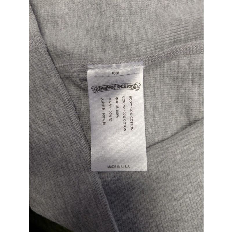 Chrome Hearts o1rshd1 Scroll Logo Long-Sleeve T-Shirt in Grey Size US L / EU 52-54 / 3 - 16 Thumbnail
