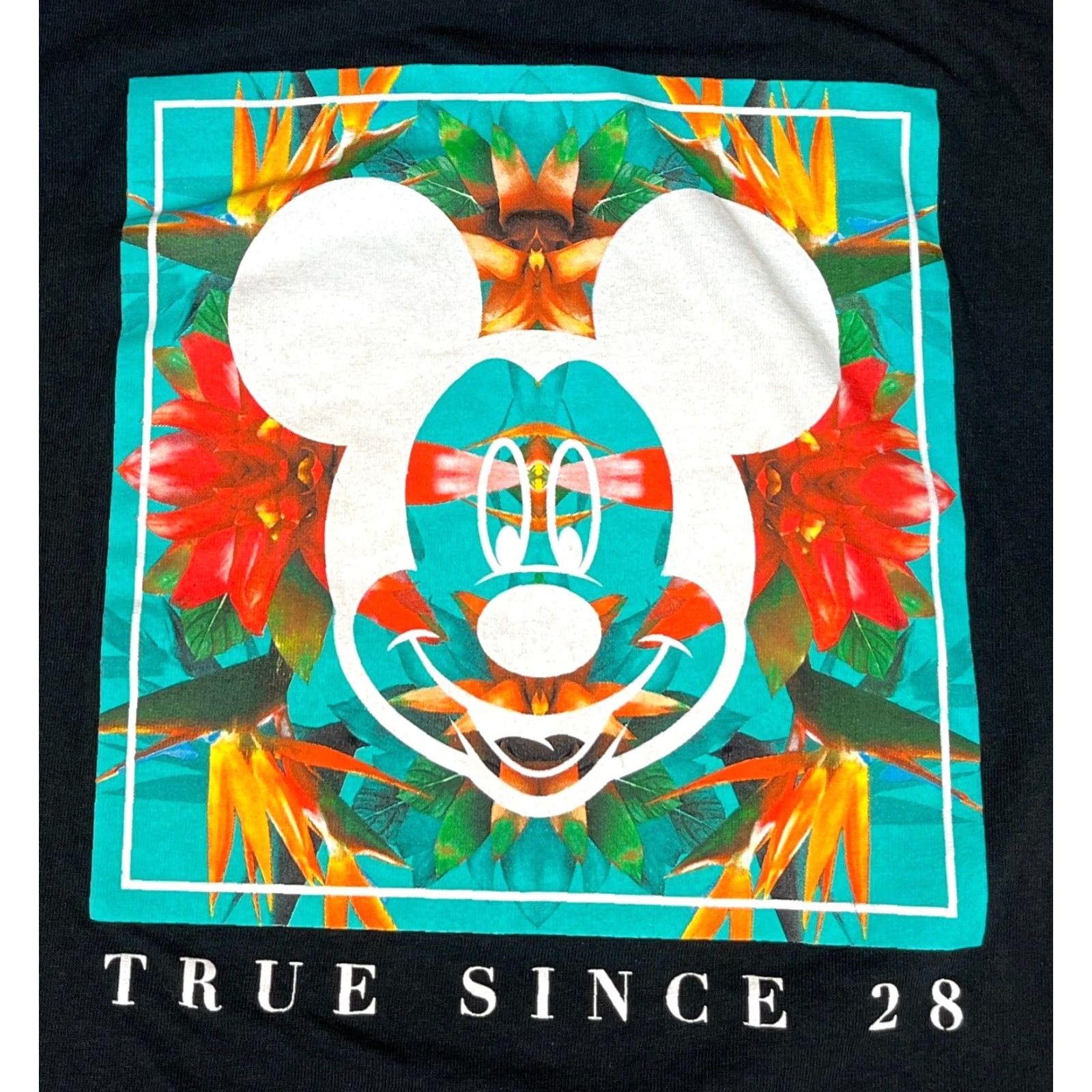Disney Neff Mickey Mouse Unisex Adult T-Shirt Size M Black Cotton Crew Neck Short Sleeve Graphic Disney Collection by NEFF M​ickey Mouse Size US M / EU 48-50 / 2 - 3 Thumbnail