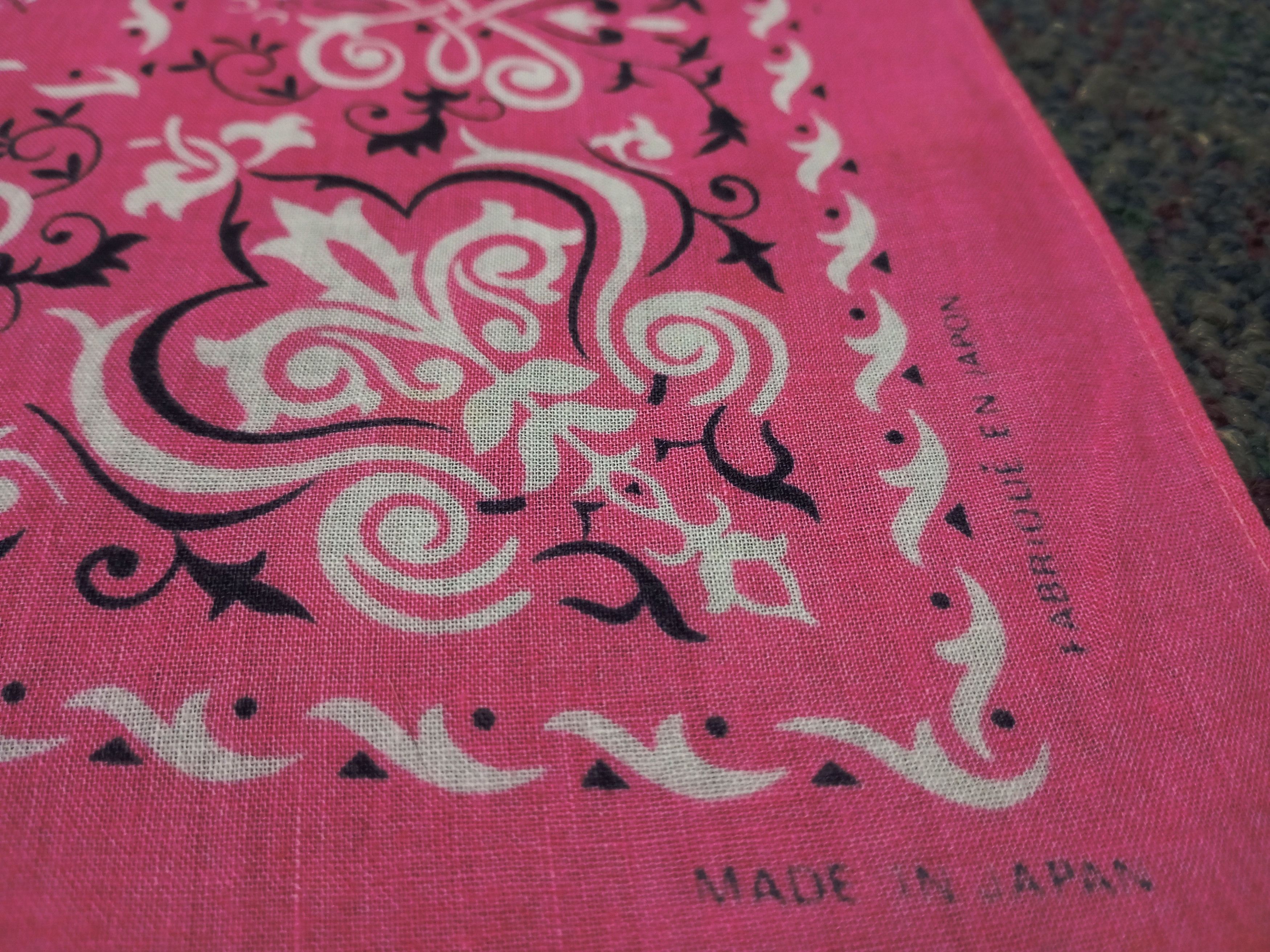 Freewheelers × Japanese Brand Bootlegger Paisley Bandana Pink Bandana Made in Japan Size ONE SIZE - 3 Thumbnail