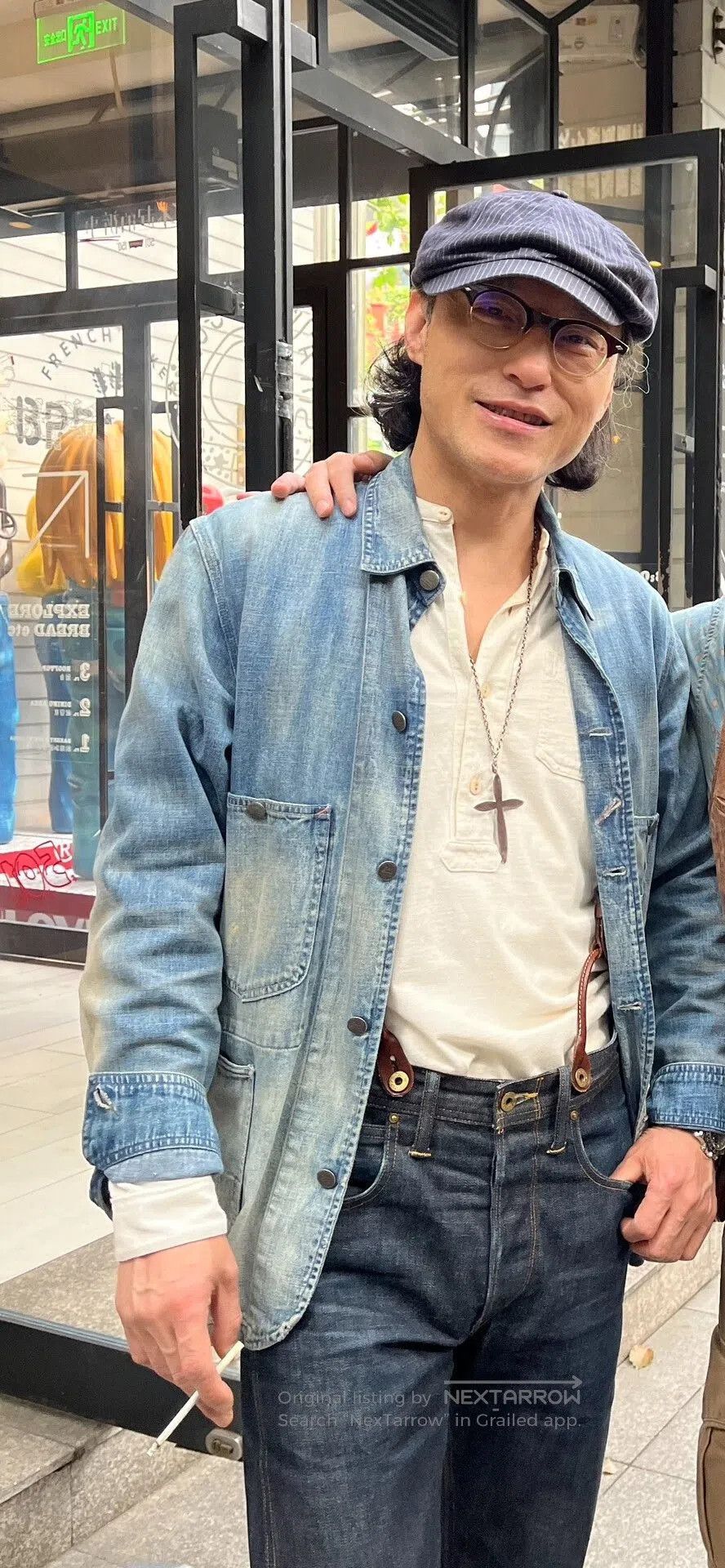 RRL Ralph Lauren 1940s Double RL RRL Denim Jacket. Size US XL / EU 56 / 4 - 5 Thumbnail