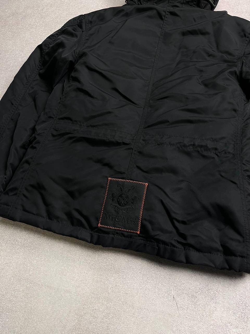 MR & MRS ITALY Vintage Mr & Mrs Italy Black Hooded Black Jacket Y2K S Size S / US 4 / IT 40 - 16 Thumbnail