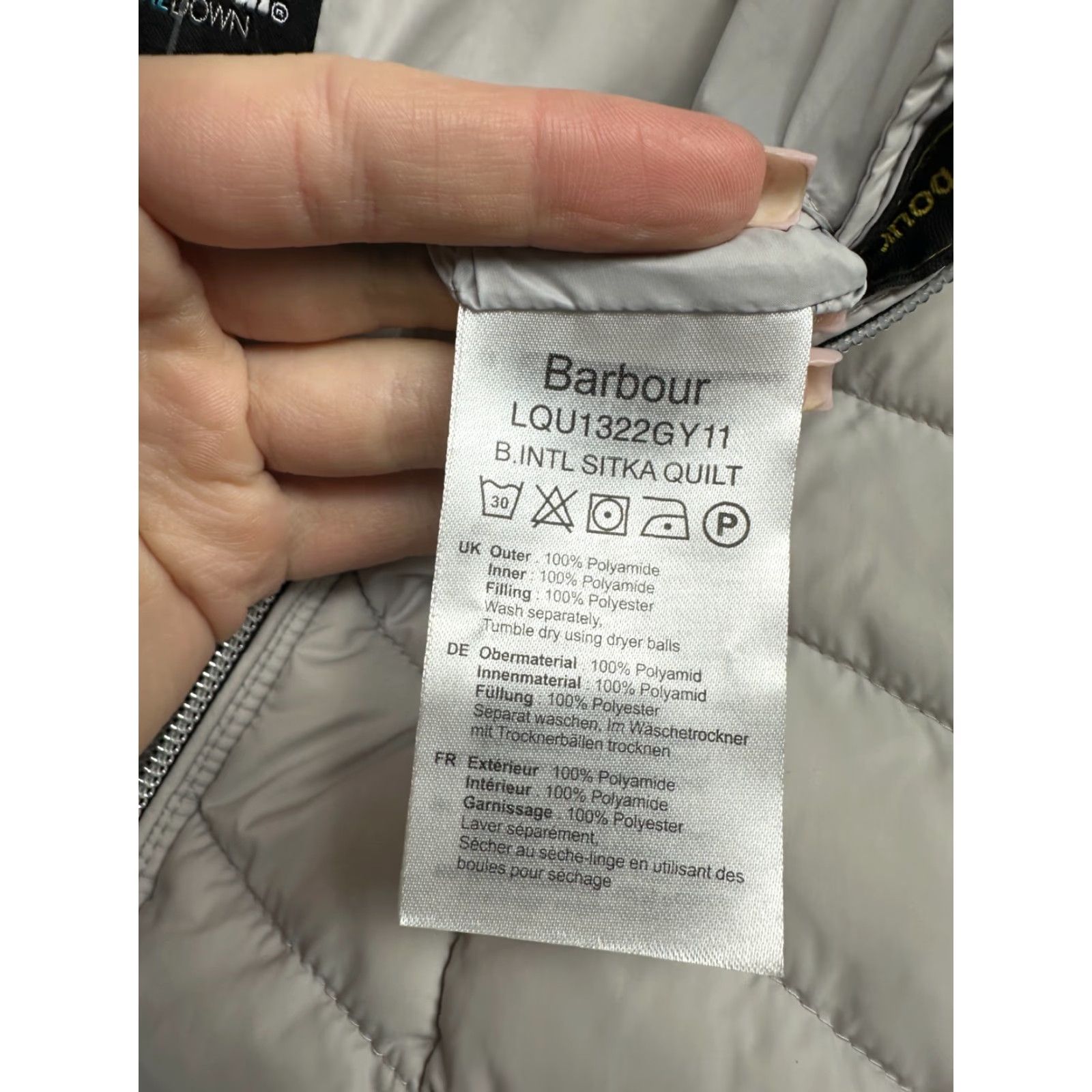 Barbour Barbour International Sitka Quilted Jacket Womens M UK 10 Multicolor Barbour Quilted Jacket Womens M UK 10 Size M / US 6-8 / IT 42-44 - 7 Thumbnail