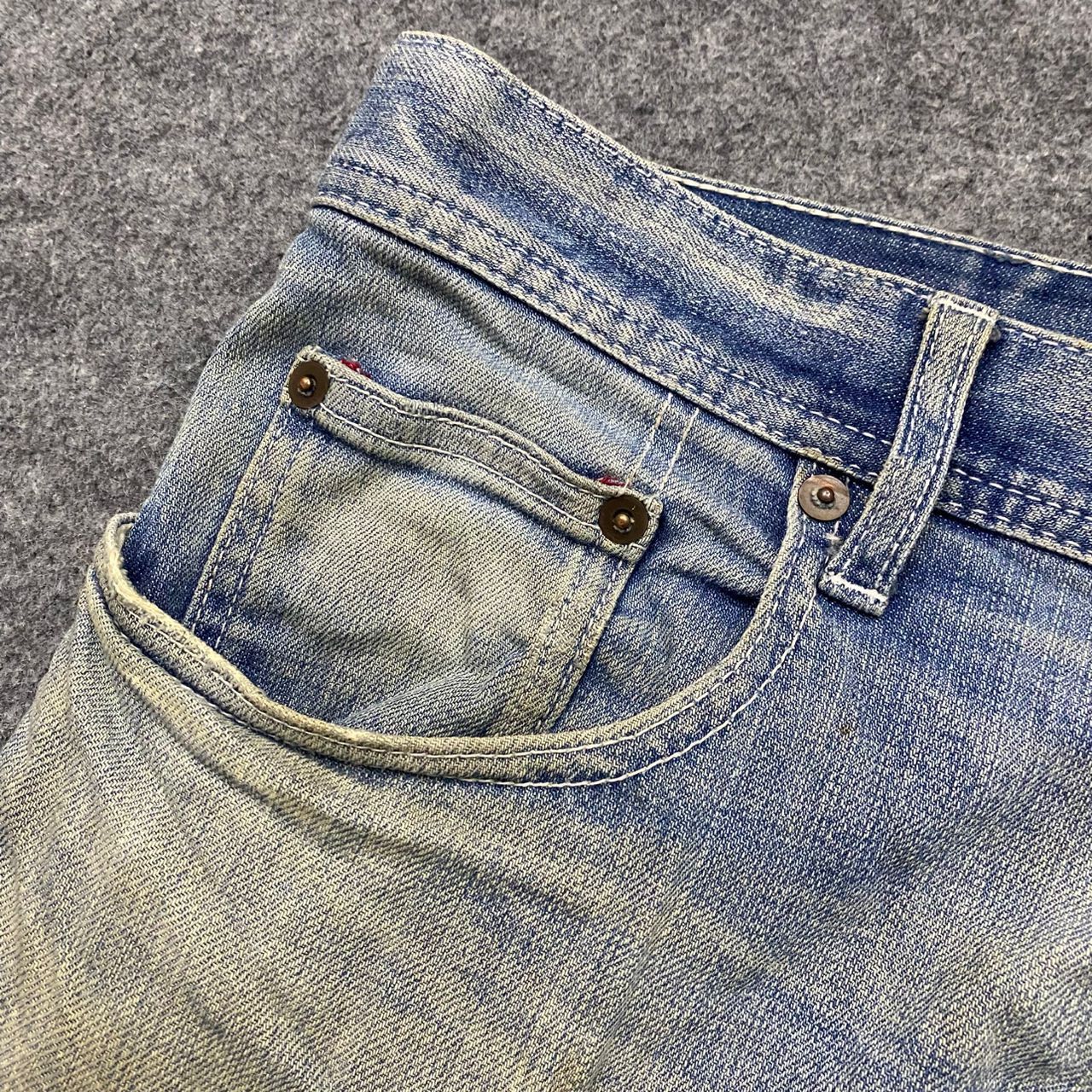 Tete Homme Vintage Tete Homme Distressed Denim Size US 34 / EU 50 - 9 Thumbnail