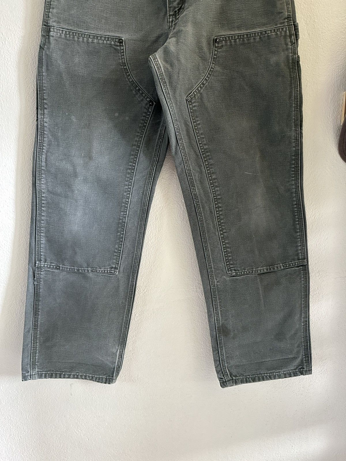 Carhartt (32x30) Vintage Faded Carhartt Double Knee B136 MOS Size US 32 / EU 48 - 3 Thumbnail