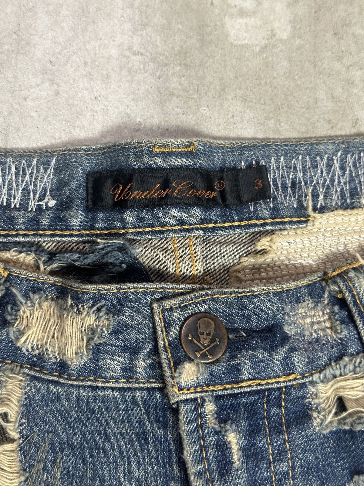 Undercover A/W2005 Undercover 85 arts&crafts denim size3 Size US 31 - 4 Thumbnail