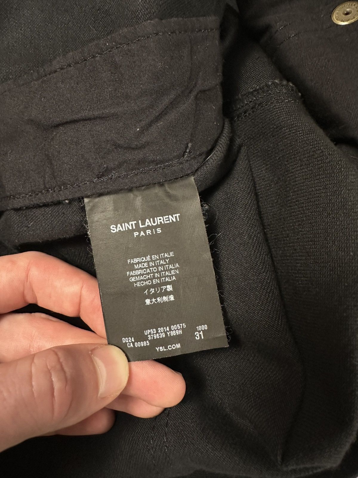 Saint Laurent Paris Saint Laurent SS15 Psych Rock Concho D02 Size US 31 - 5 Thumbnail