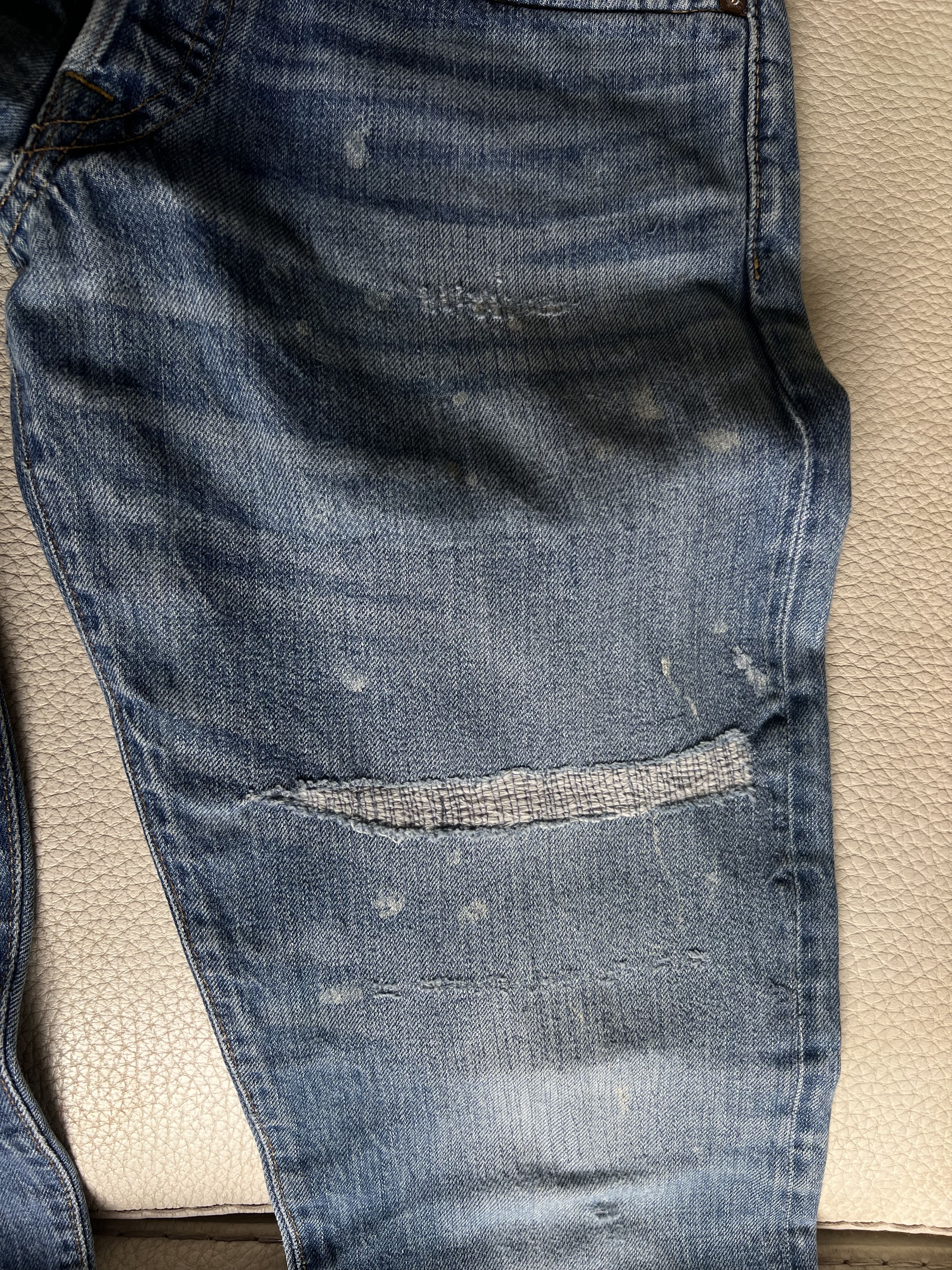RRL Ralph Lauren Ralph Lauren RRL Paint Denim Size US 29 - 6 Thumbnail