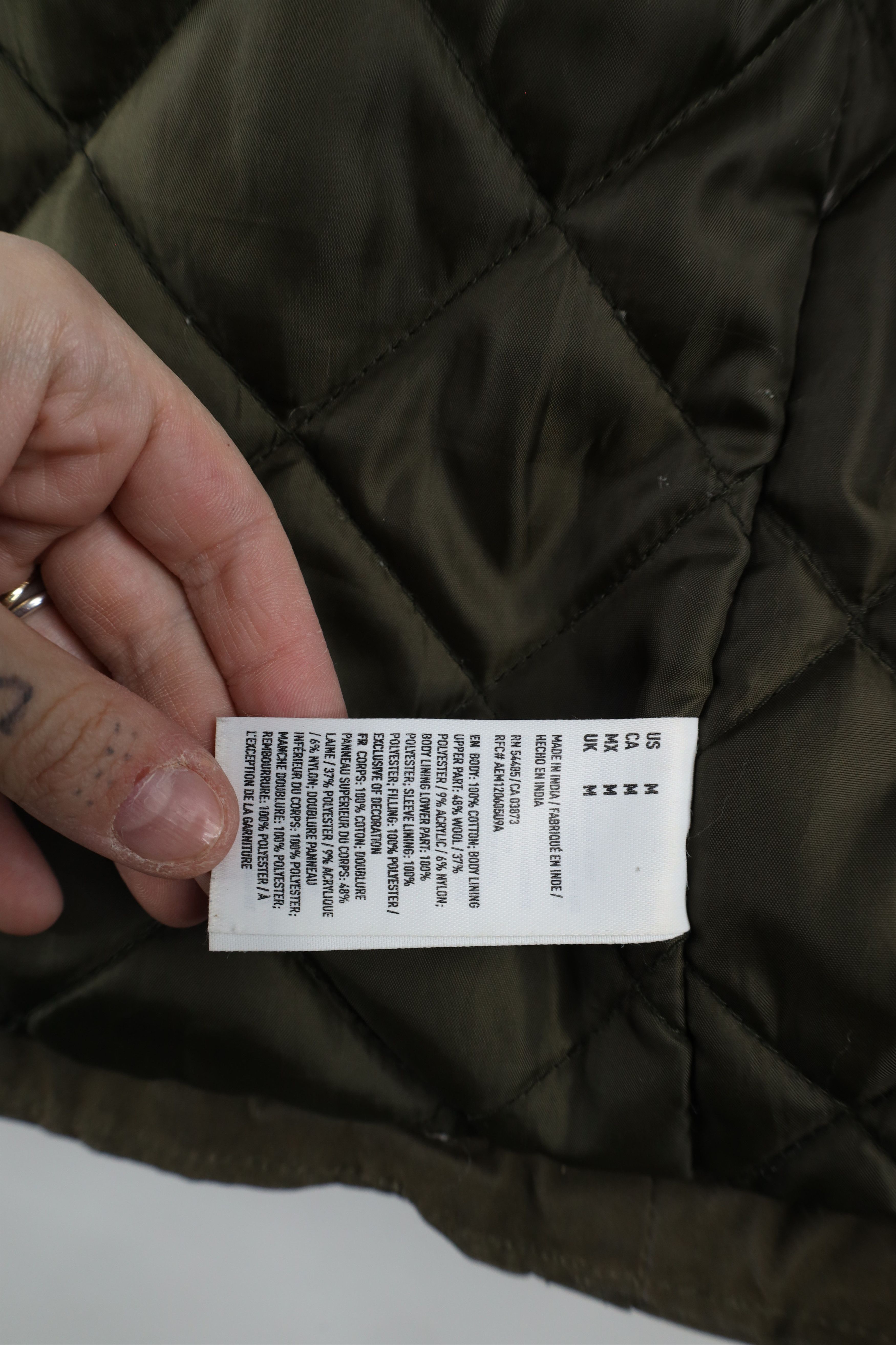 American Eagle Outfitters × Vintage Vintage Y2K American Eagle Outfitters Military Field Jacket Size US M / EU 48-50 / 2 - 10 Thumbnail