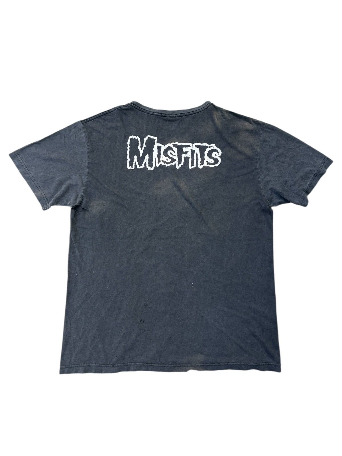 Misfits Vintage distress sunfaded band misfits rare design Size US XL / EU 56 / 4 - 2 Thumbnail