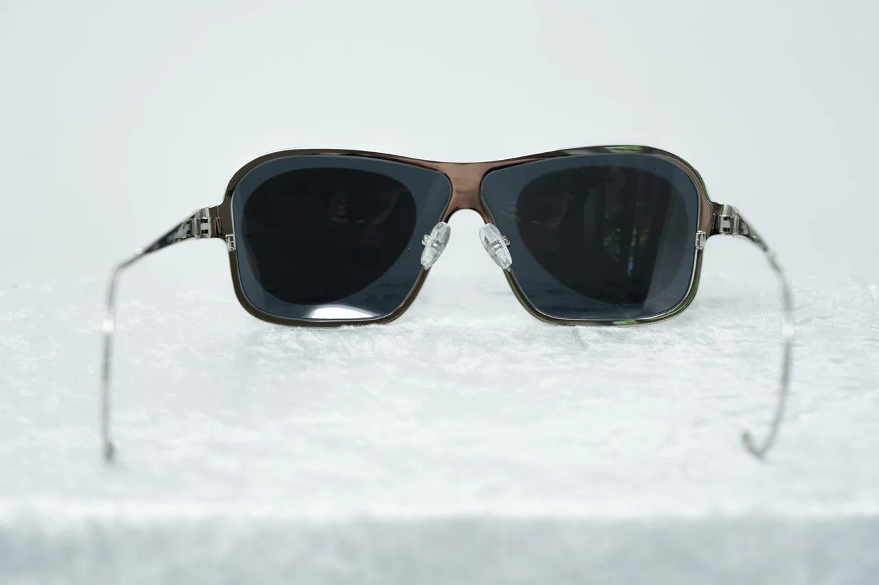 Raf Simons Raf Simons Sunglasses Rectangular Silver and Grey Size ONE SIZE - 10 Thumbnail
