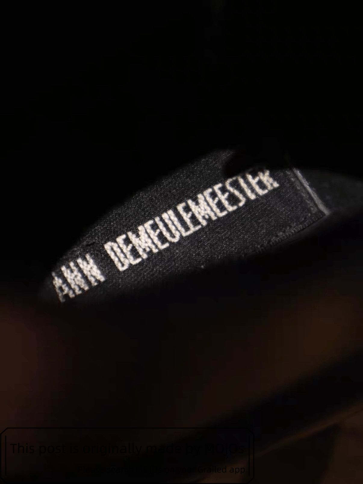 Ann Demeulemeester Sz 43 Ann Demeulemeester Triple Black Leather Hi-top Size US 10 / EU 43 - 8 Thumbnail