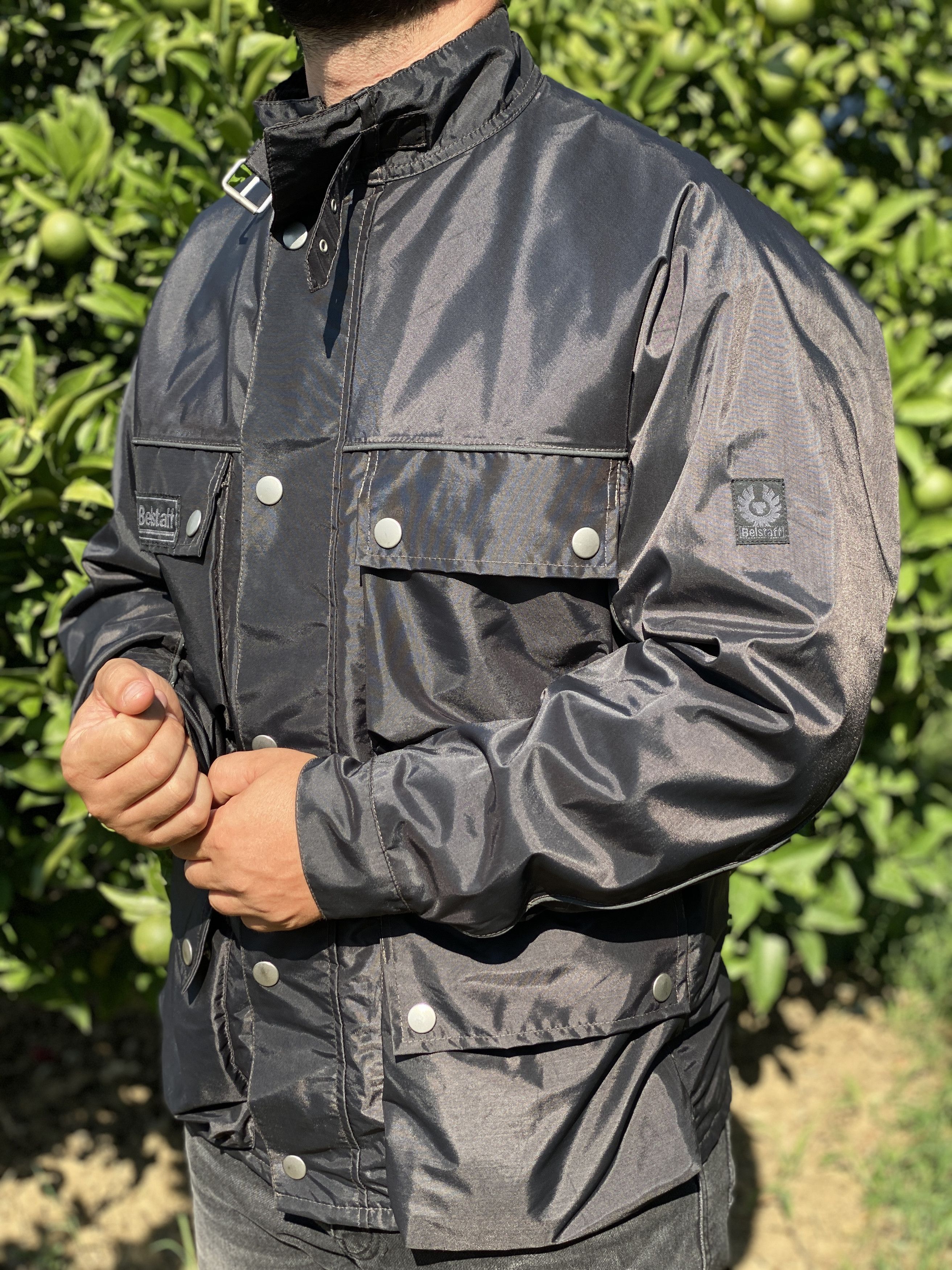 Belstaff Belstaff Metallic Motorcycle Biker Size M Double Jacke Size US M / EU 48-50 / 2 - 1 Thumbnail