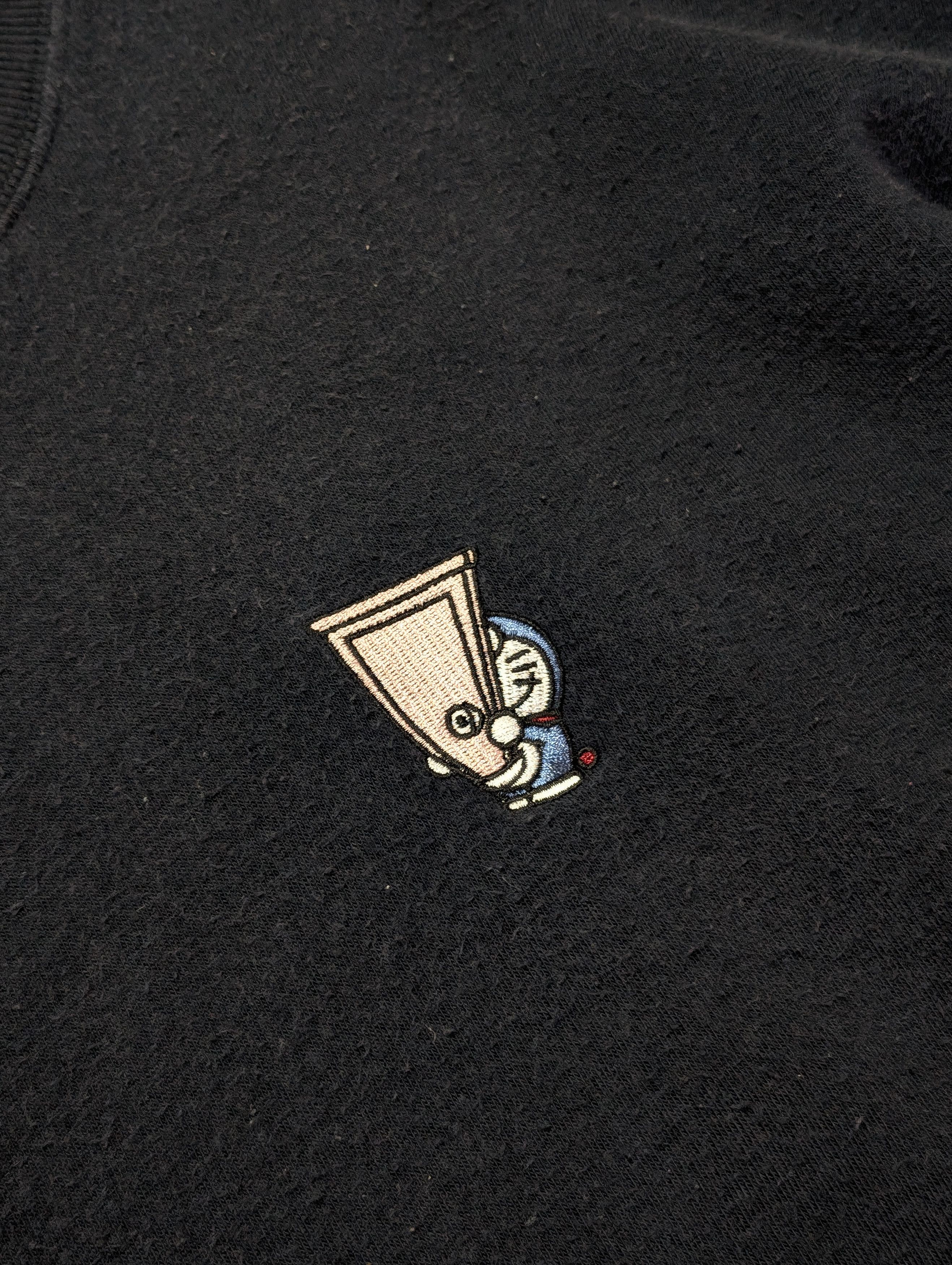 Anime Vintage Doraemon Sweatshirts Small Logo Embroidery Pullover Size US M / EU 48-50 / 2 - 3 Thumbnail