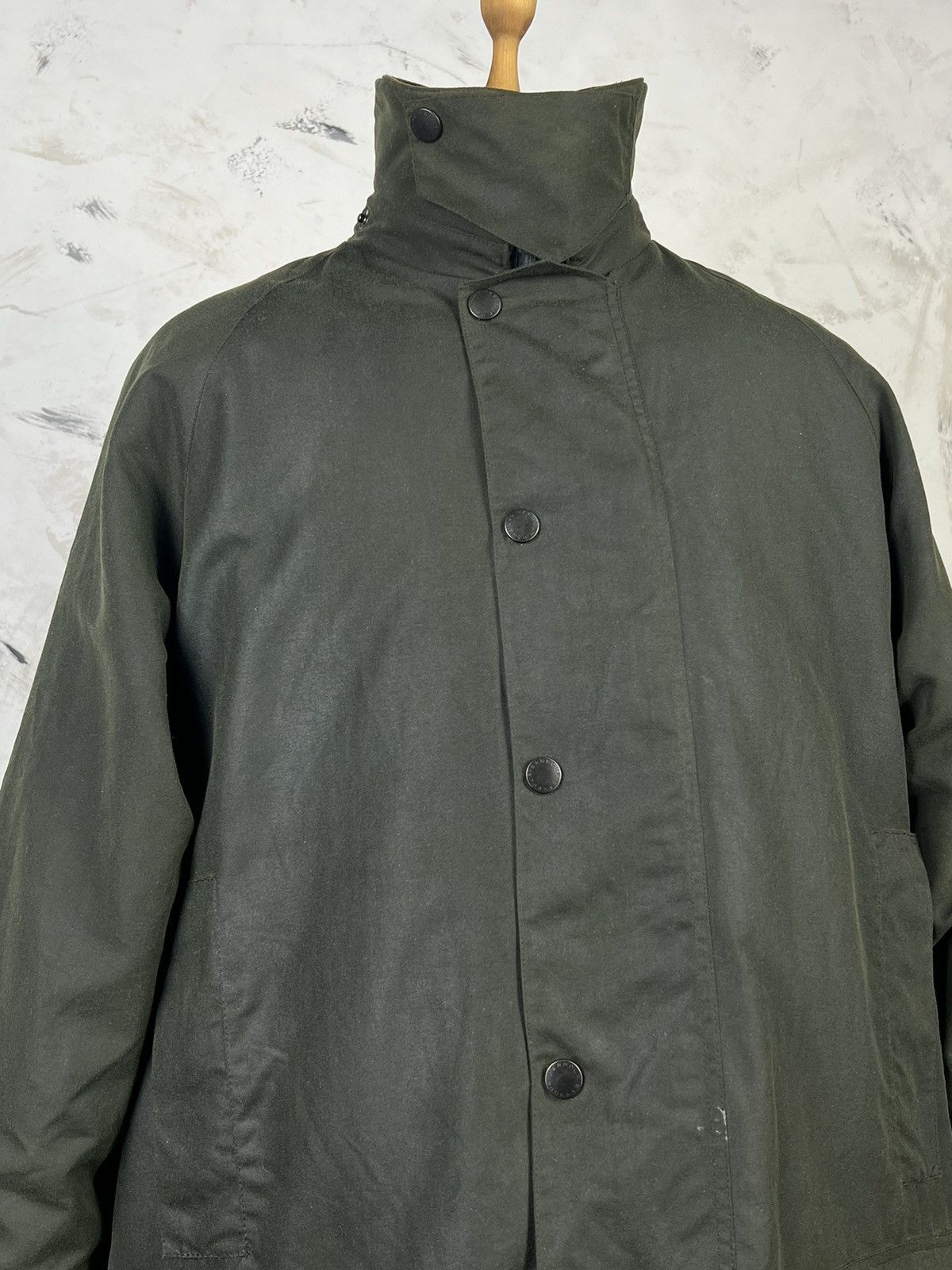 Barbour Vintage Barbour Beaufort Endurance Waxed Jacket Size L - XL Size US L / EU 52-54 / 3 - 3 Thumbnail