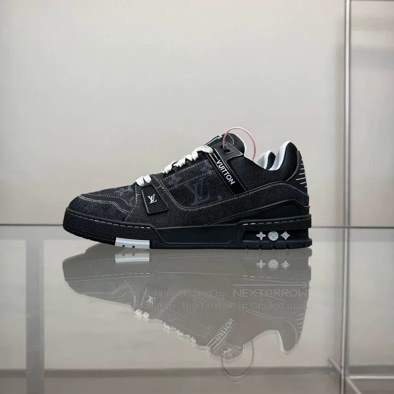 Louis Vuitton Louis Vuitton SS25 New Black denim shoes Size US 7 / EU 40 - 6 Thumbnail