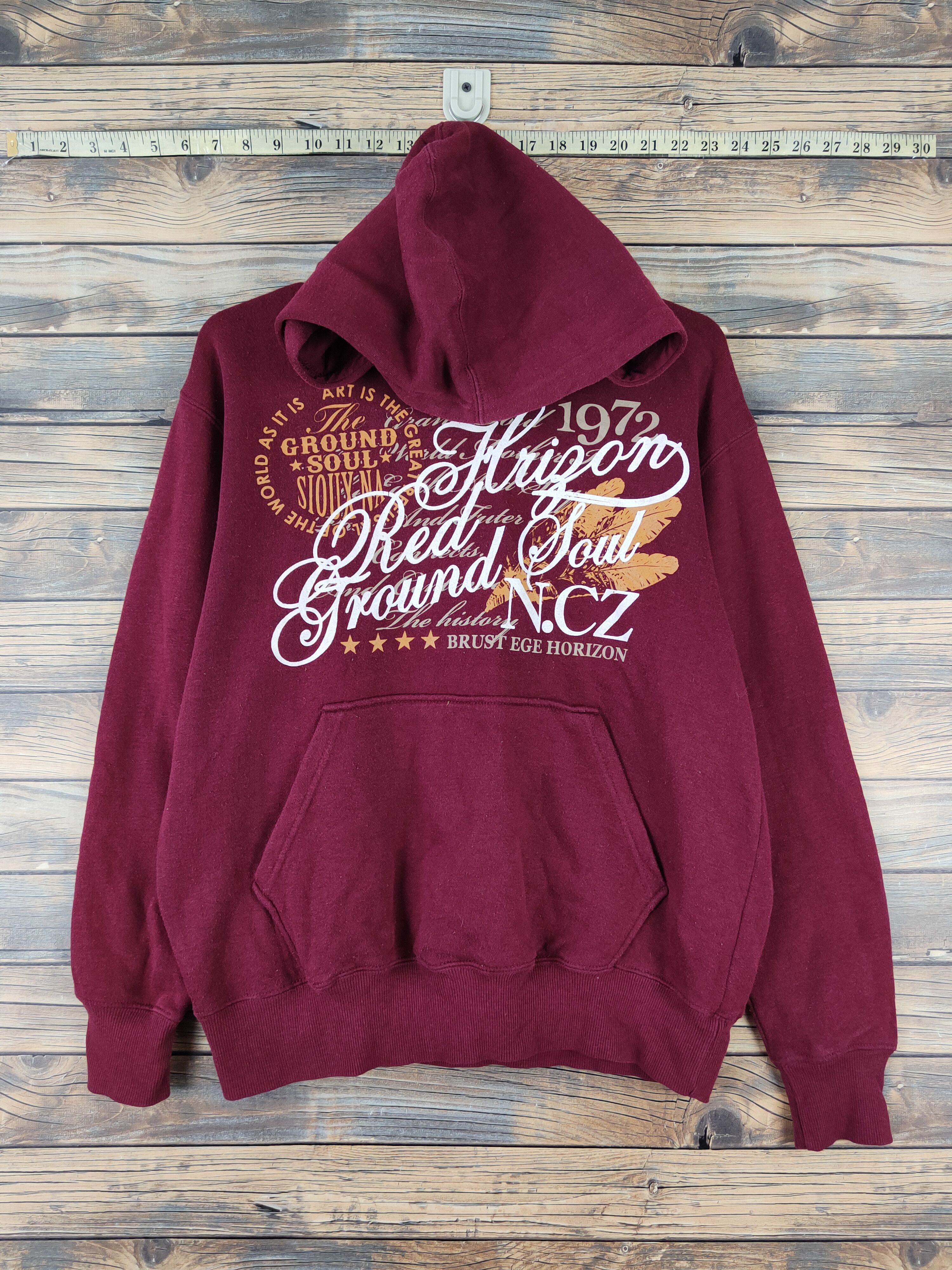 Beaumere DL Beaumere Maroon Hoodie Sweatshirts #543 Size US M / EU 48-50 / 2 - 1 Thumbnail