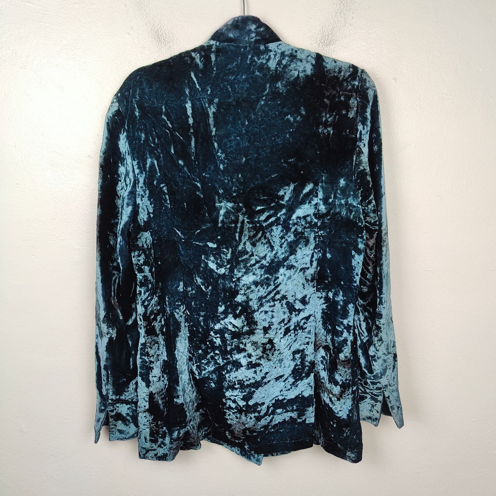 Other Vintage Tuscan Square Crushed Velvet Blazer Womens Small Size S / US 4 / IT 40 - 6 Thumbnail