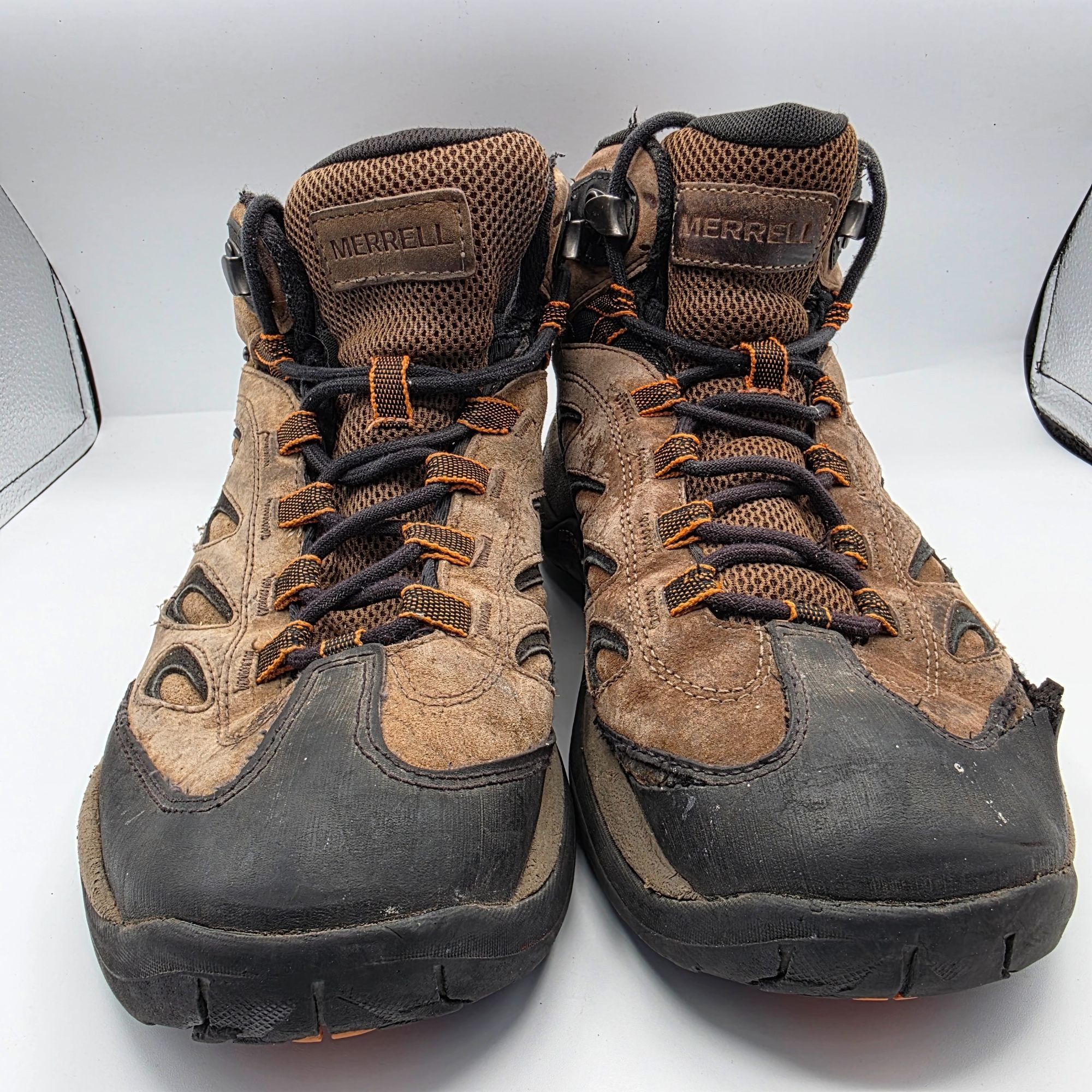 Merrell Merrell Reflex 4 Mens Size 10 Brown Mid Waterproof Hiking Bo Size US 10 / EU 43 - 15 Thumbnail