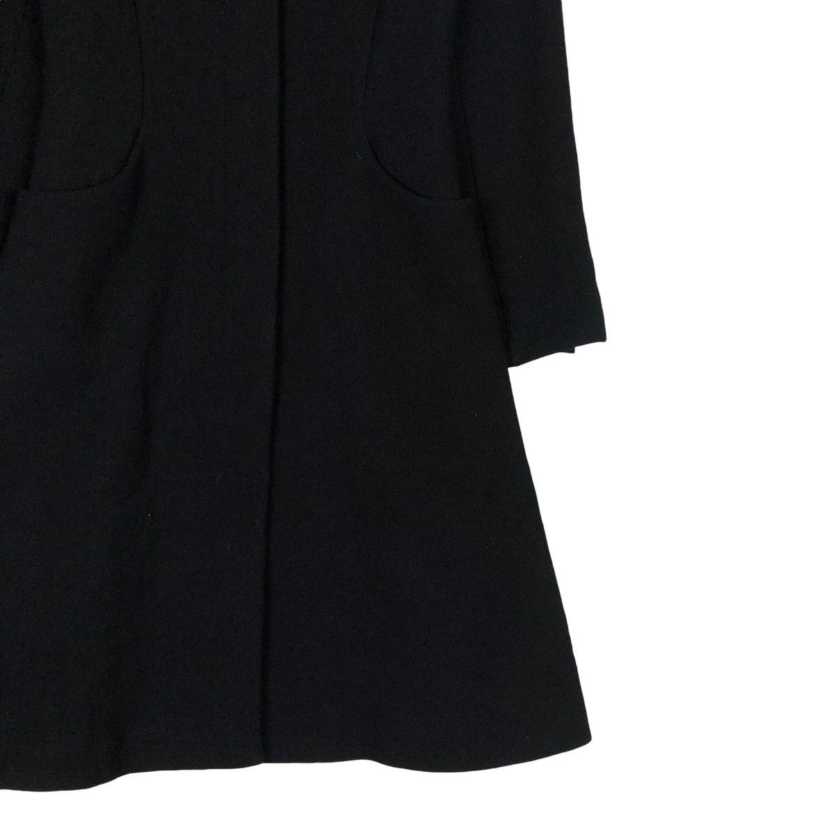 agnes b. 🔥RICH BLACK LONG JACKET AGNES B. MADE IN FRANCE Size XS / US 0-2 / IT 36-38 - 8 Thumbnail