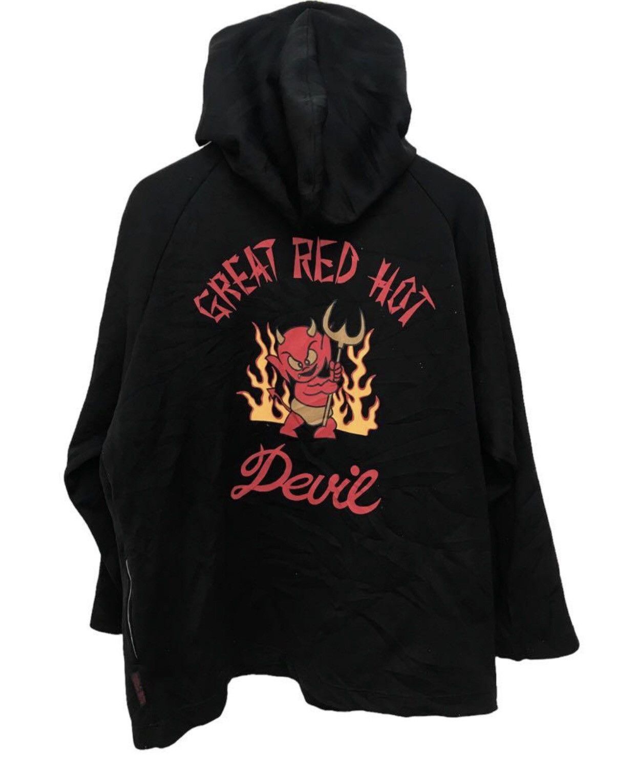 Dogtown × Japanese Brand 🔥VERY RARE🔥 Vintage Dog Town "RED DEVIL" Skateboard Hoodie Size US XL / EU 56 / 4 - 1 Thumbnail