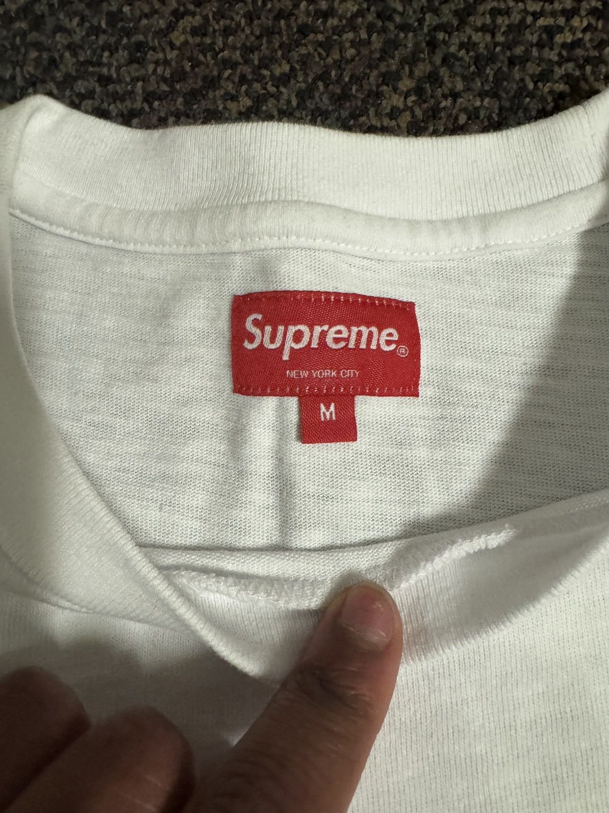 Supreme Supreme Sketch Embroidered S/S Tee Size US M / EU 48-50 / 2 - 3 Thumbnail