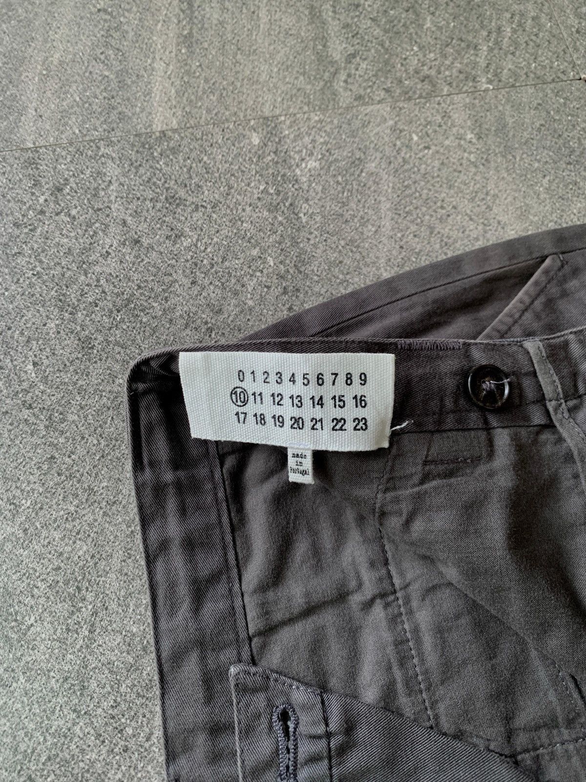 Maison Margiela Slim Trousers with Drawstrings Size US 29 - 7 Thumbnail