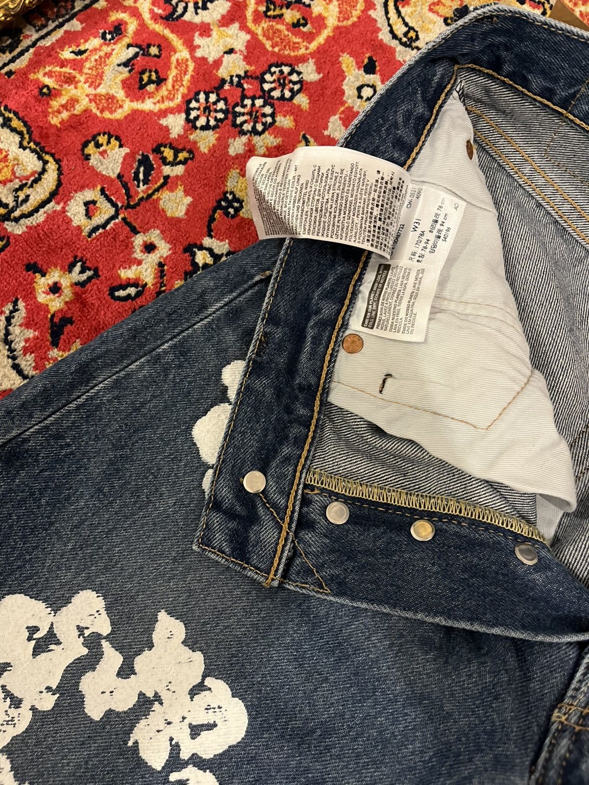 DENIM TEARS Levi’s x Denim Tears 501 Jeans - W31 L32 – Brand New w/ Box Size US 32 / EU 48 - 7 Thumbnail