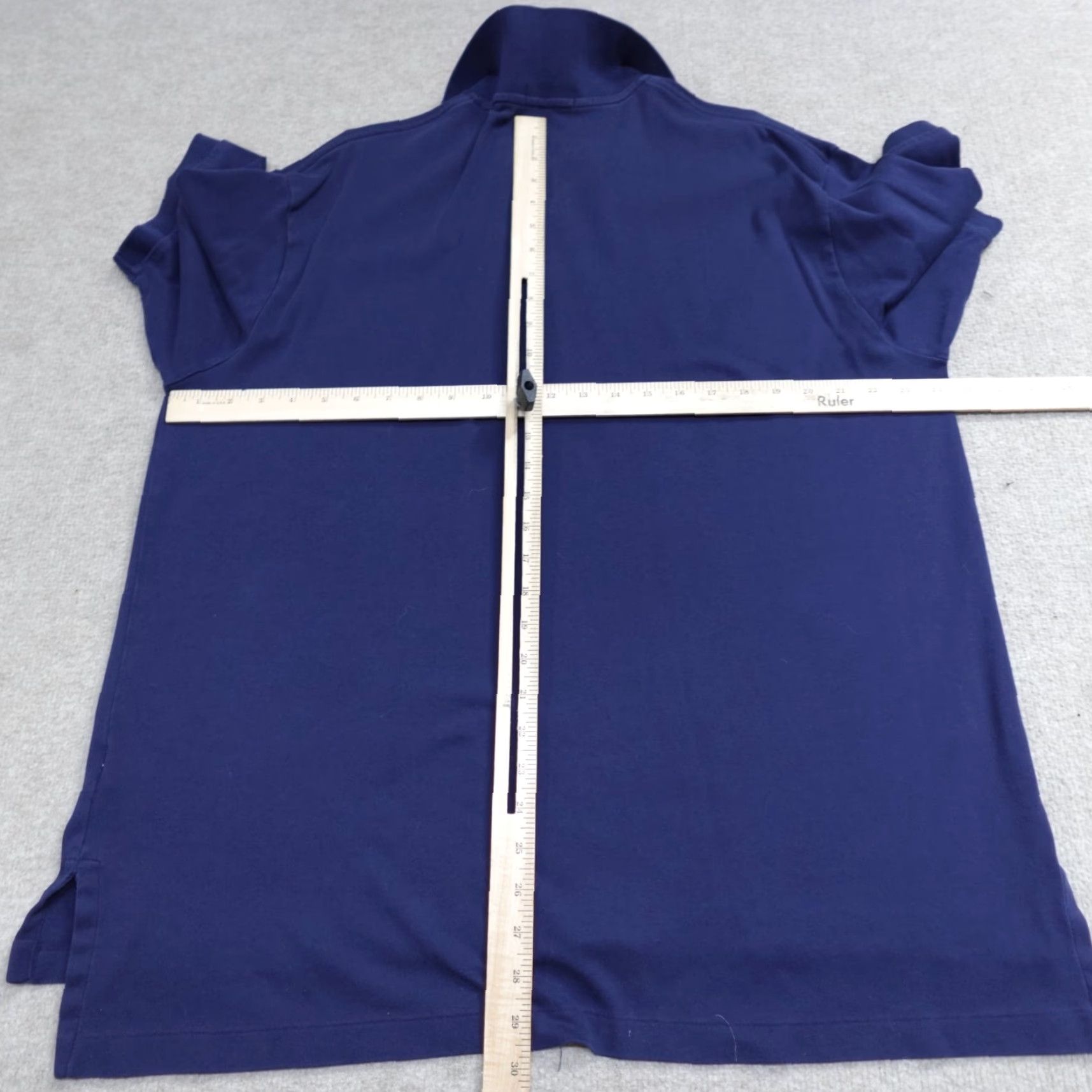 Polo Ralph Lauren Polo Ralph Lauren Polo Shirt 1XB Blue Jersey Knit Solid Size US XL / EU 56 / 4 - 3 Thumbnail