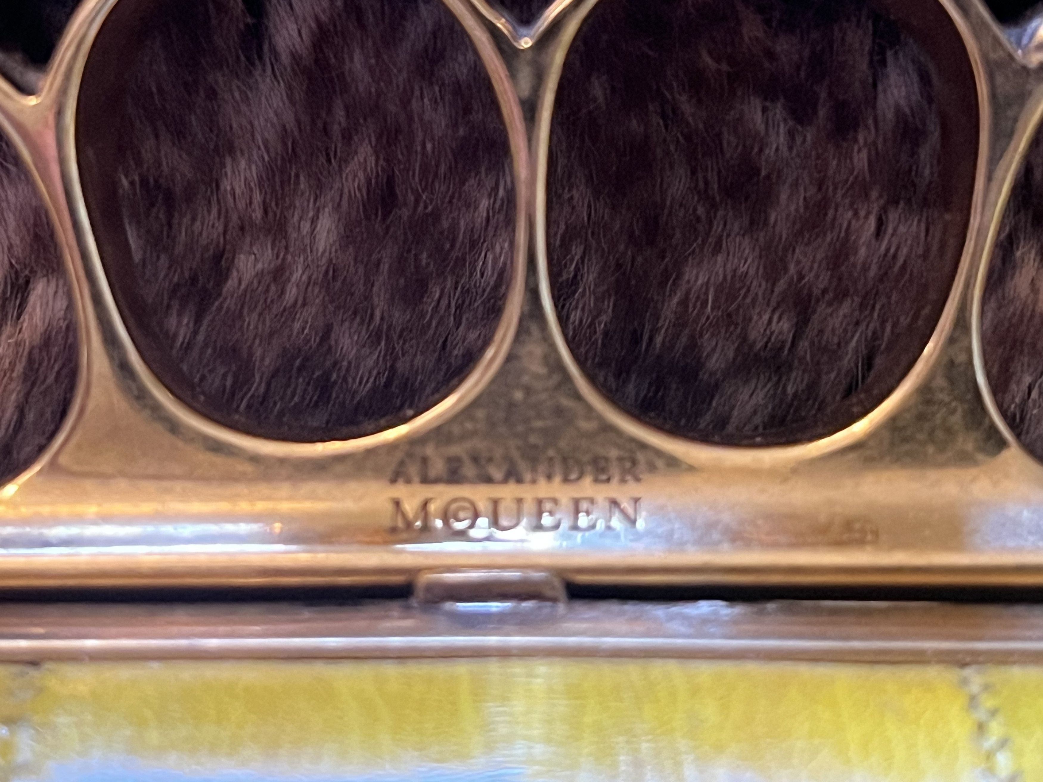 Alexander McQueen AM Skull Knuckle Duster Box Clutch Size ONE SIZE - 6 Thumbnail