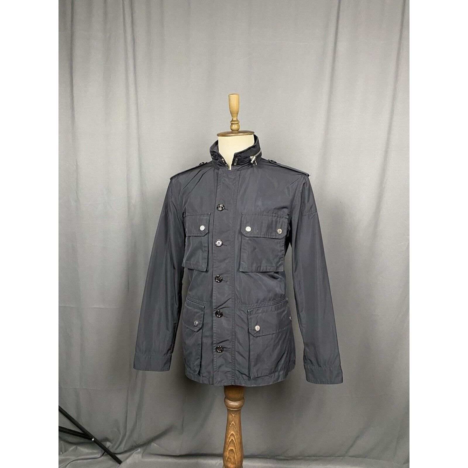 Moncler Moncler Ermite Men's Black Multipocket Utility Coat Jacket S Size US XL / EU 56 / 4 - 4 Thumbnail