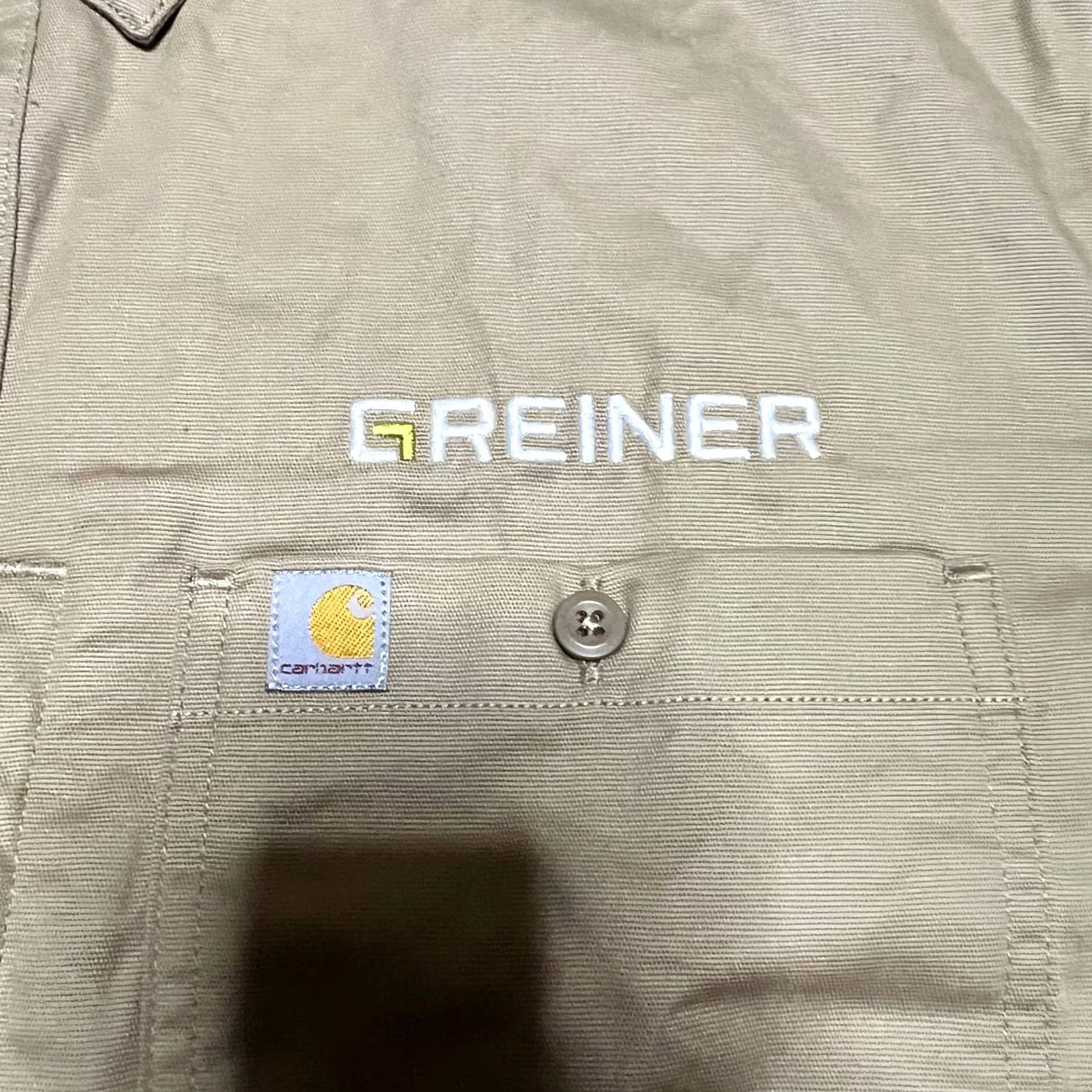 Carhartt VINTAGE Carhartt Shirt Mens XL Tan? Size US XL / EU 56 / 4 - 2 Thumbnail