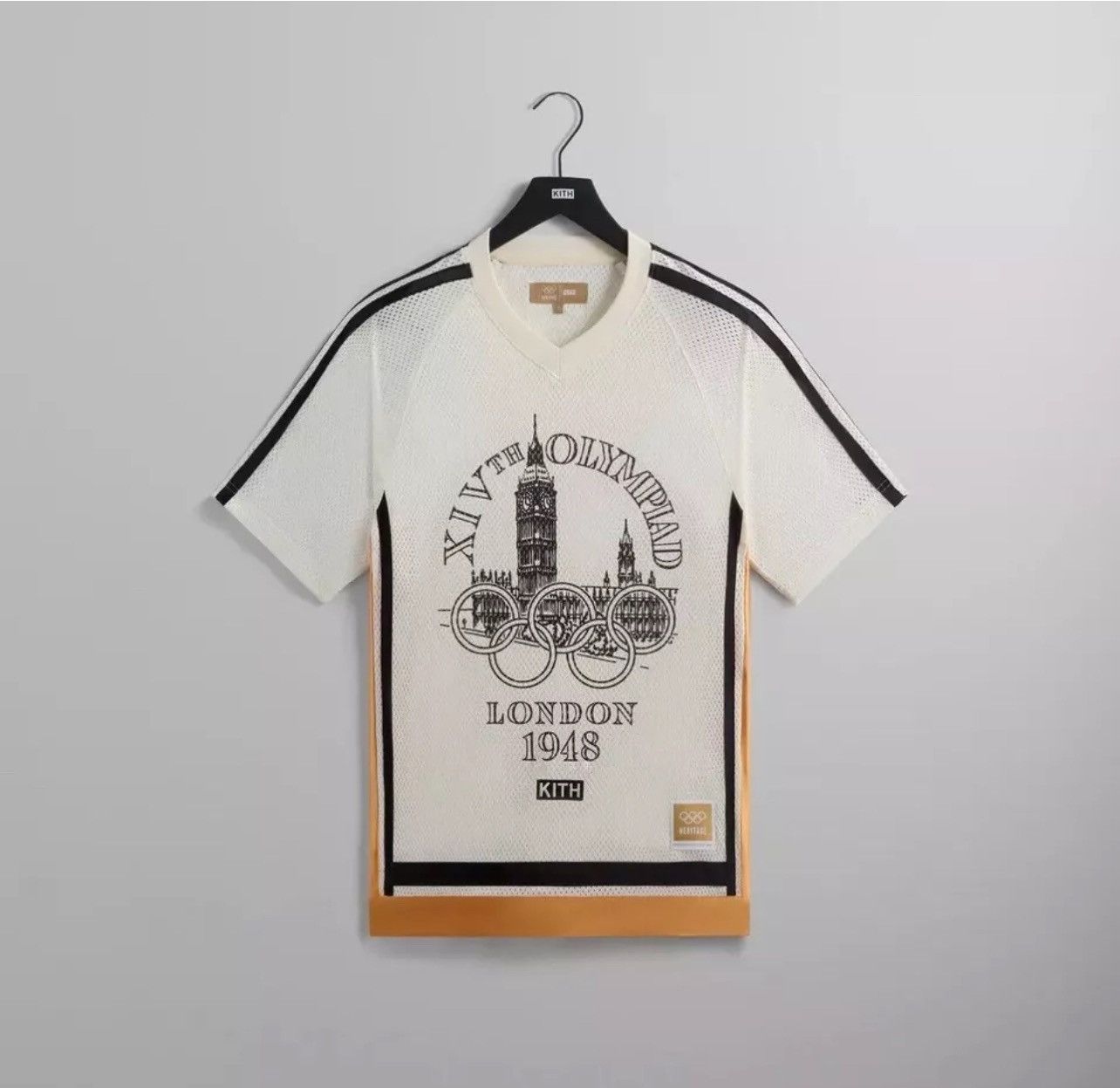 Kith Kith For Olympics Heritage 1948 London Mesh Leon Jersey Size US L / EU 52-54 / 3 - 9 Thumbnail