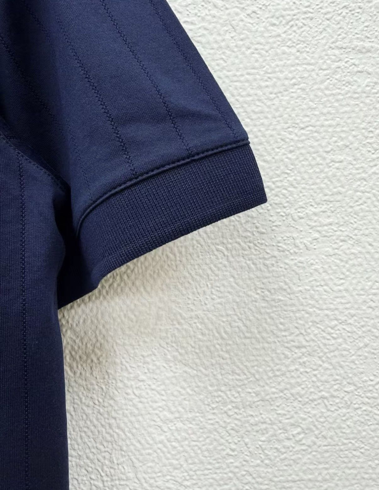 Z Zegna ZEGNA 100% Cotton Short Sleeve Polo Shirt J30 Size US L / EU 52-54 / 3 - 6 Thumbnail