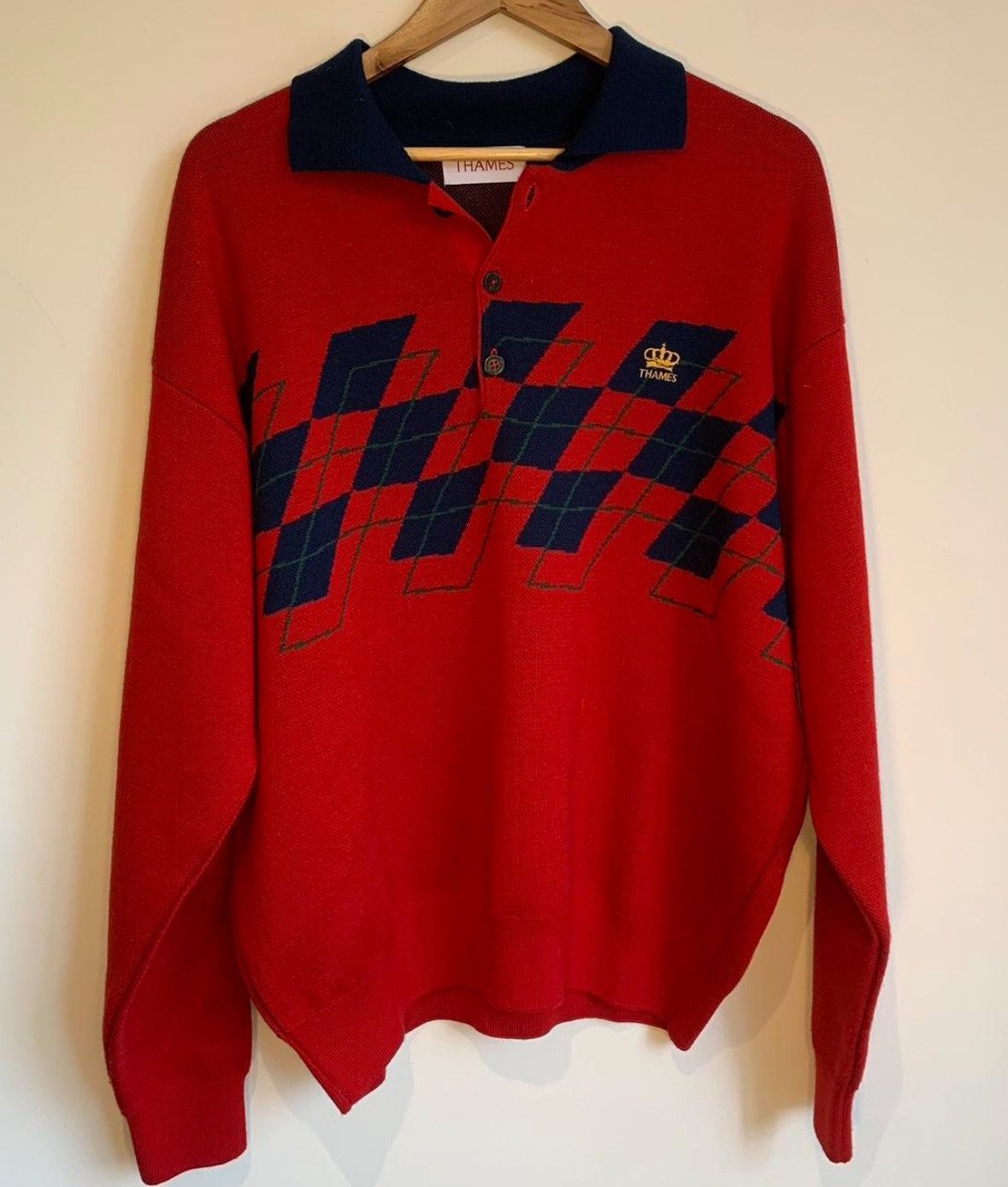 Thames MMXX Long Sleeve Aviemore Knit Polo Shirt