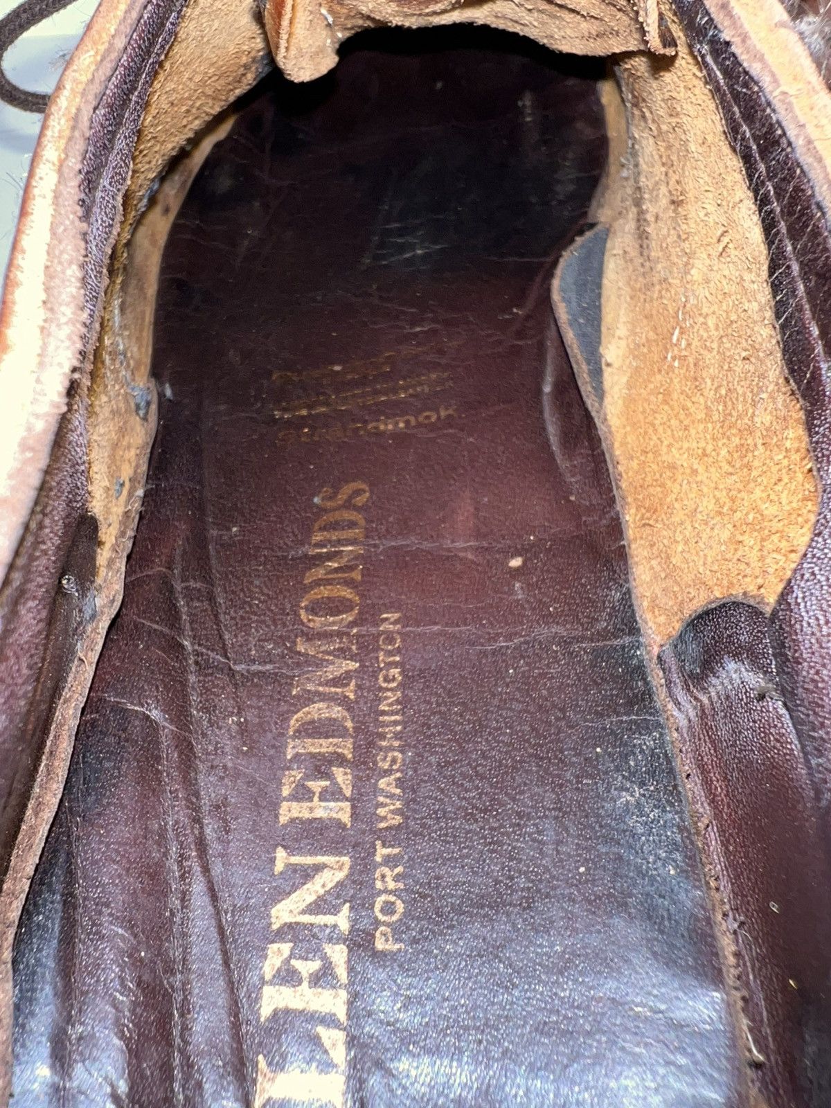 Allen Edmonds Allen Edmonds "STRANDMOK” Cap-Toe Oxfords Tan Dainite Sole Size US 10.5 / EU 43-44 - 13 Thumbnail