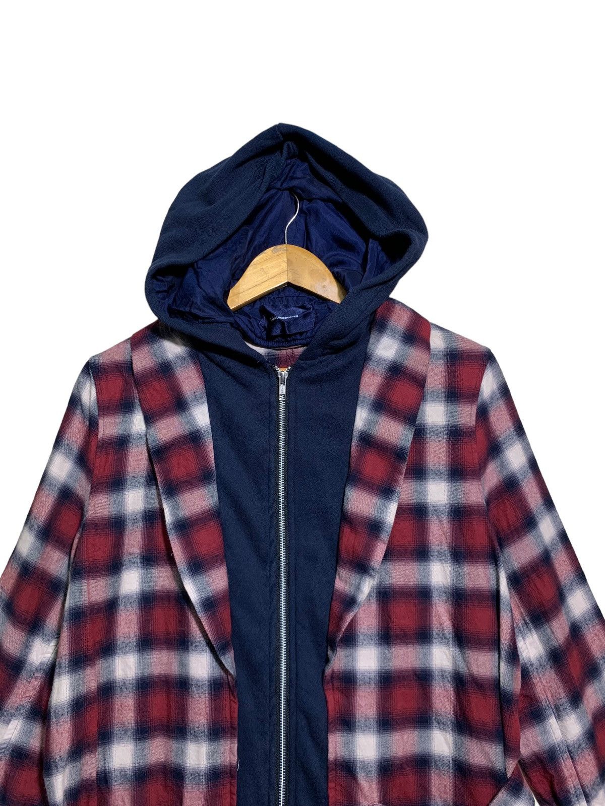John Undercover 🔥John UNDERCOVER TARTANS TRENCH COATS HOODIE Size US M / EU 48-50 / 2 - 4 Thumbnail
